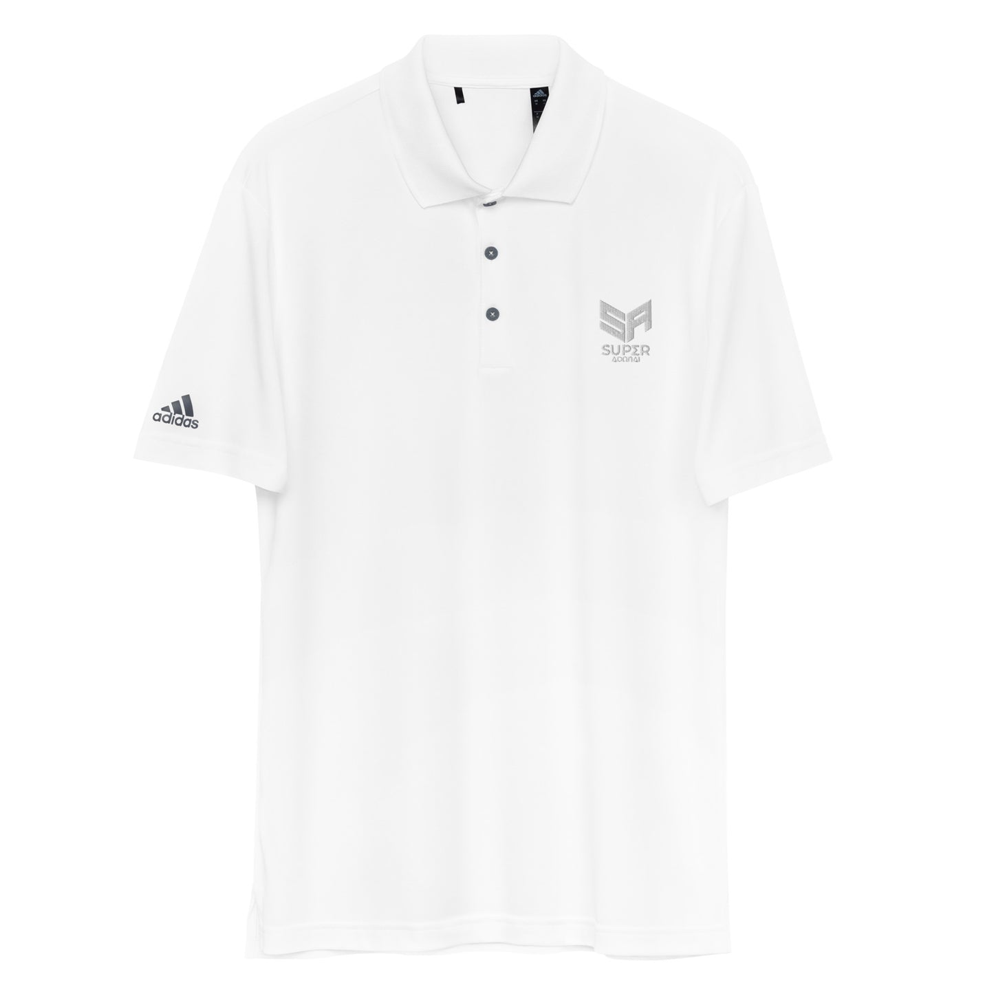 Superadonai SA logo adidas performance polo shirt