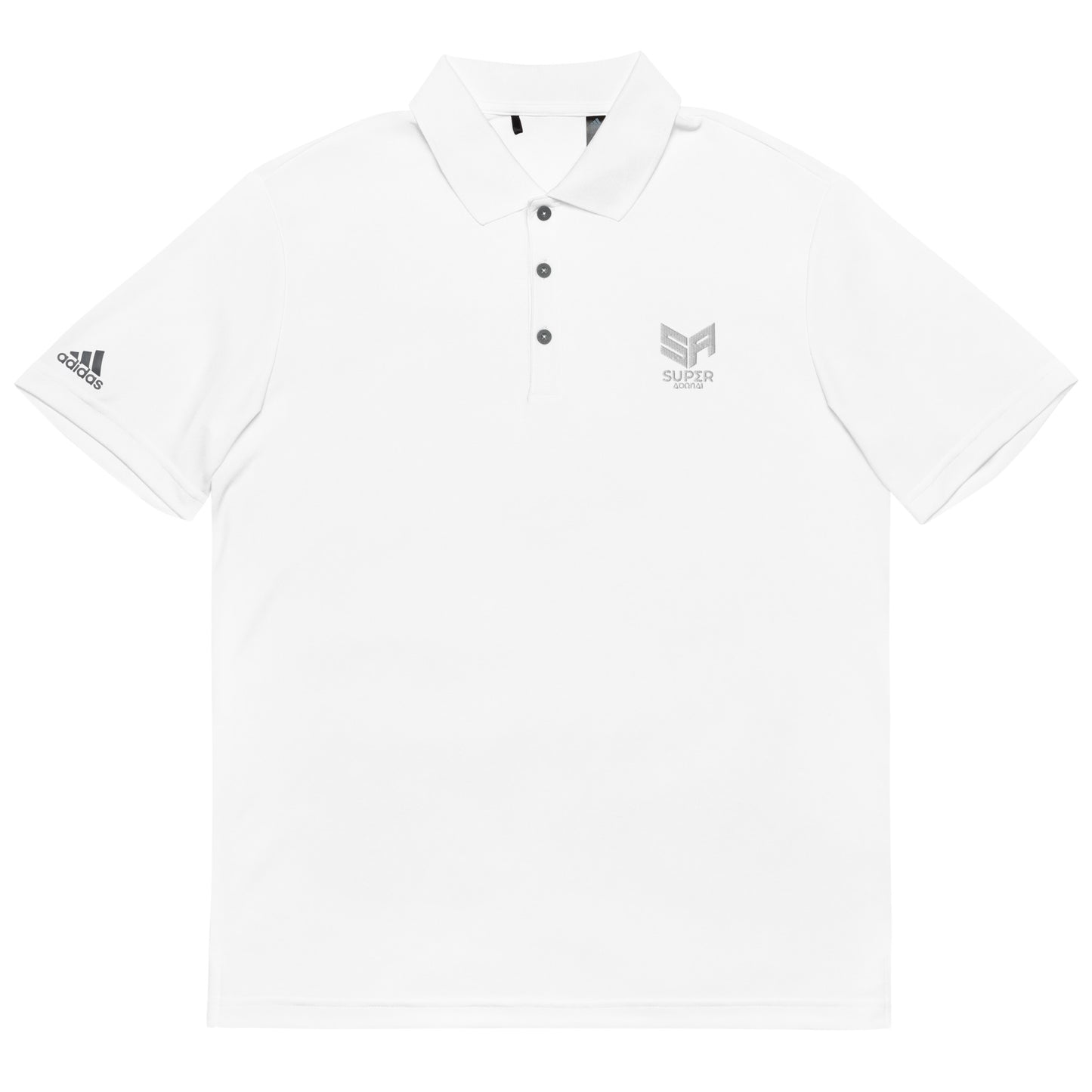 Superadonai SA logo adidas performance polo shirt