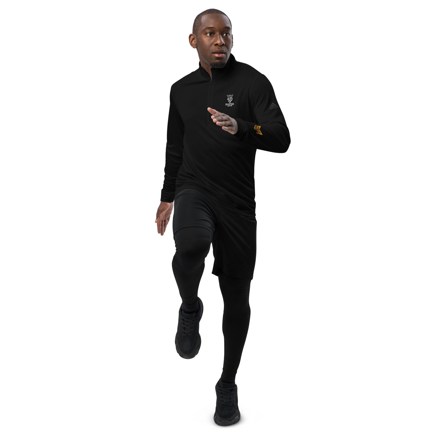 Superadonai crown Adidas Quarter zip pullover