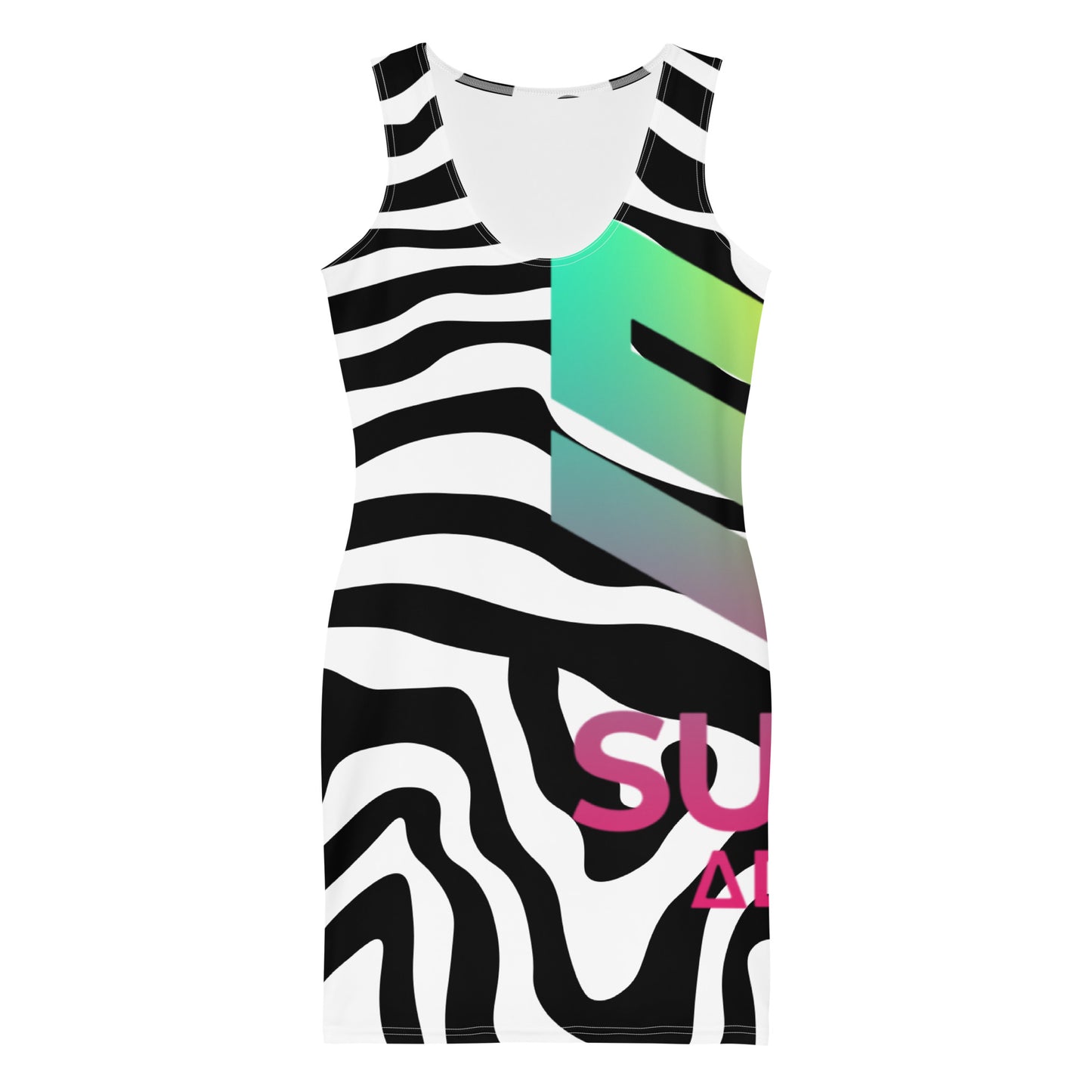 Superadonai SA Logo Bodycon dress