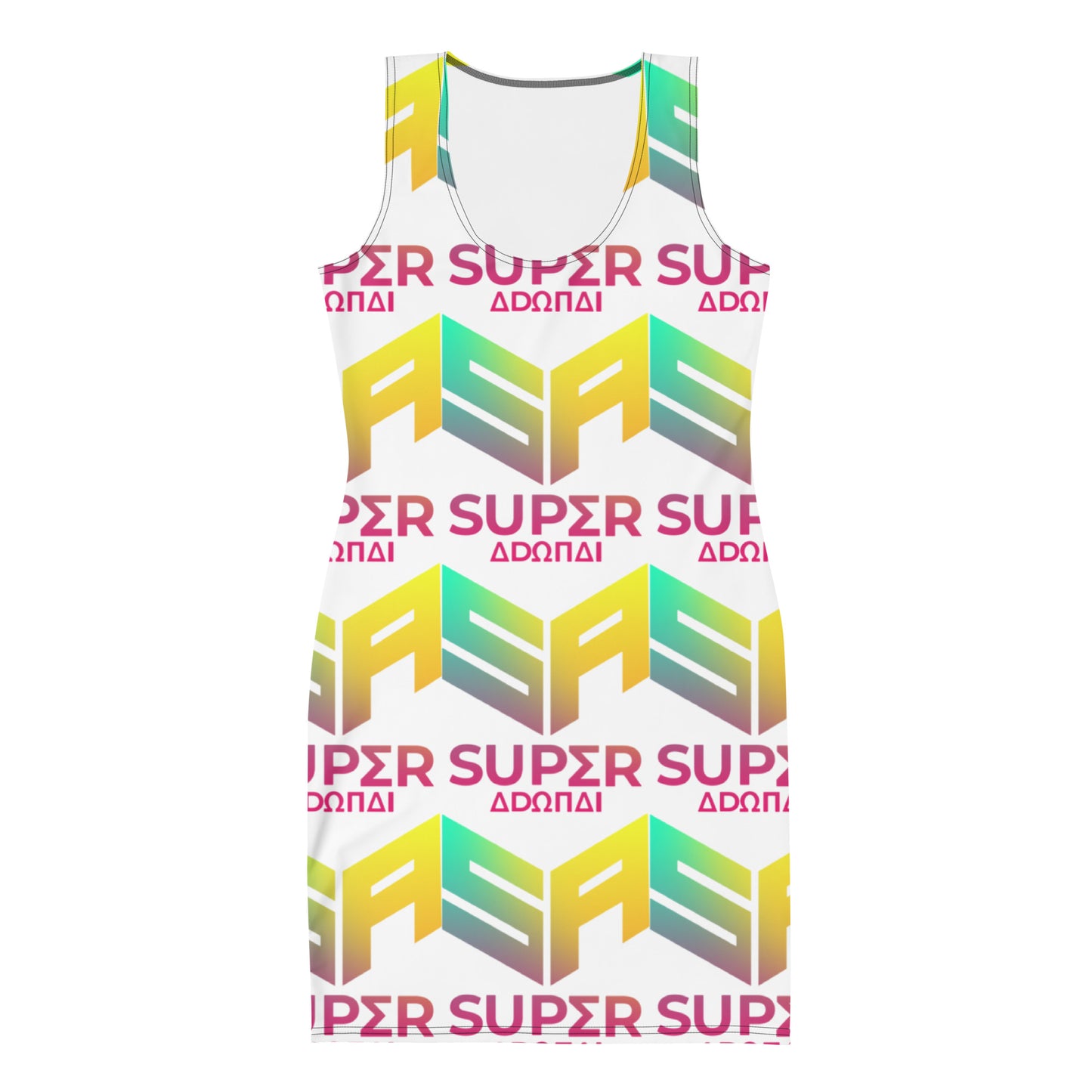 Superadonai SA Logo Bodycon dress