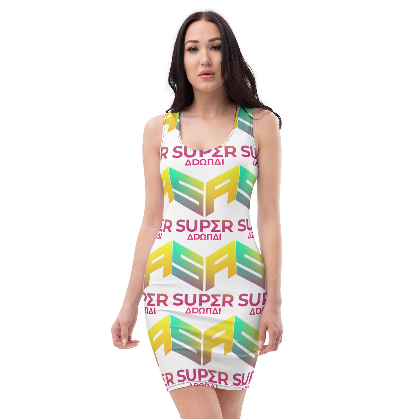 Superadonai SA Logo Bodycon dress