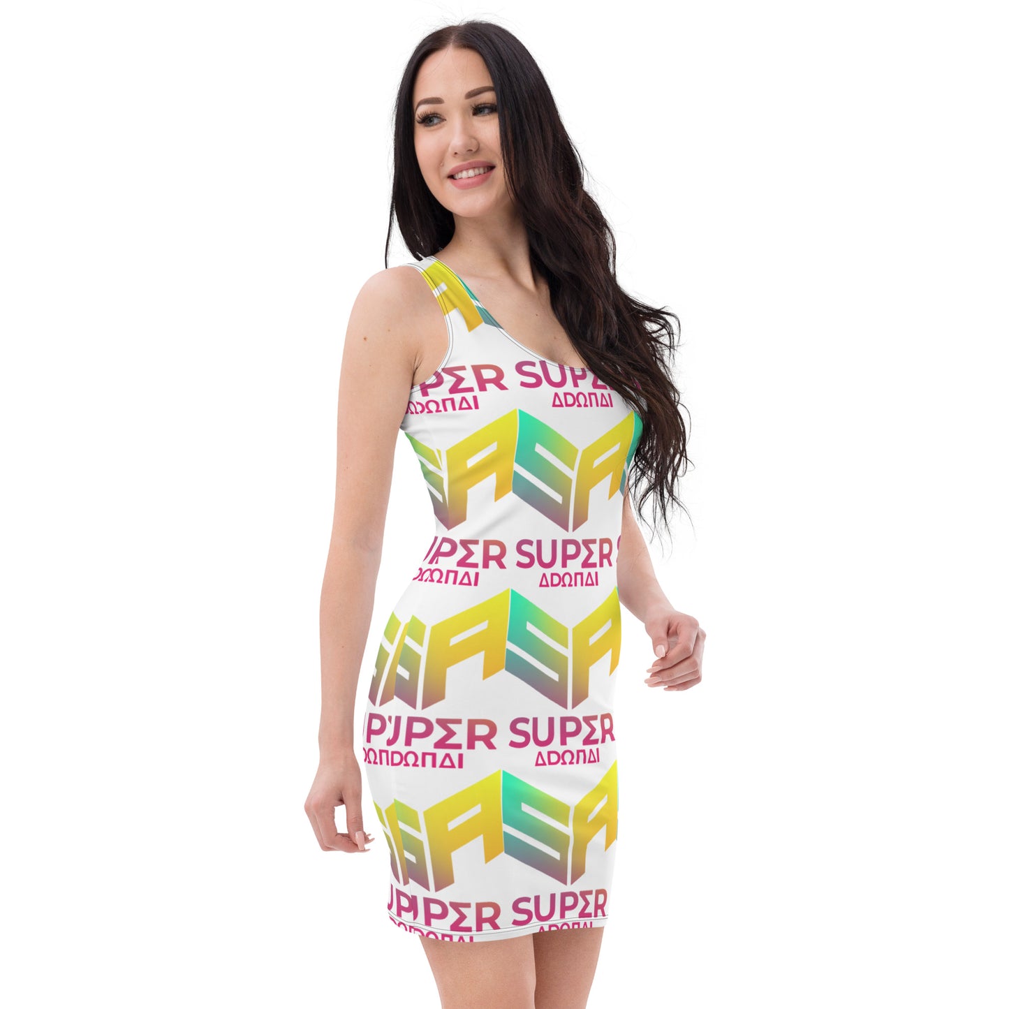 Superadonai SA Logo Bodycon dress