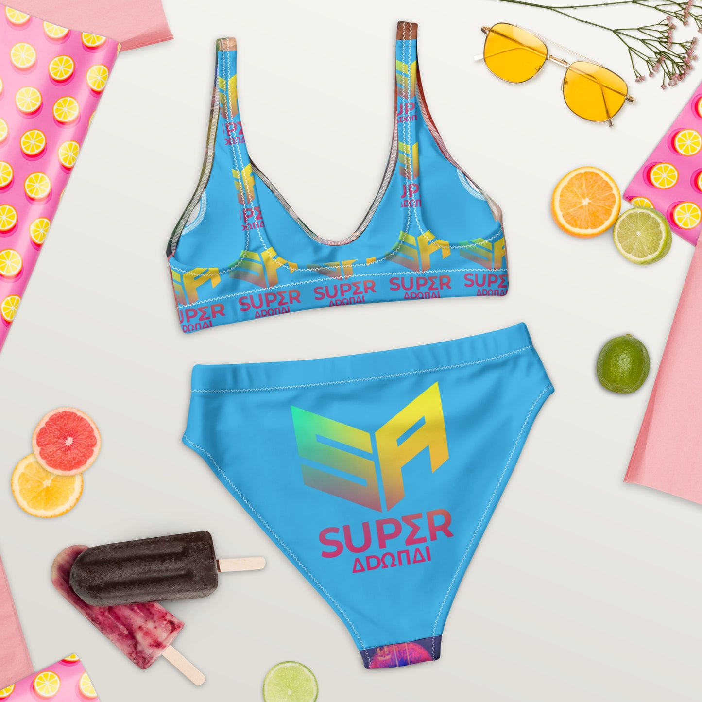 Superadonai Chali New York high-waisted bikini
