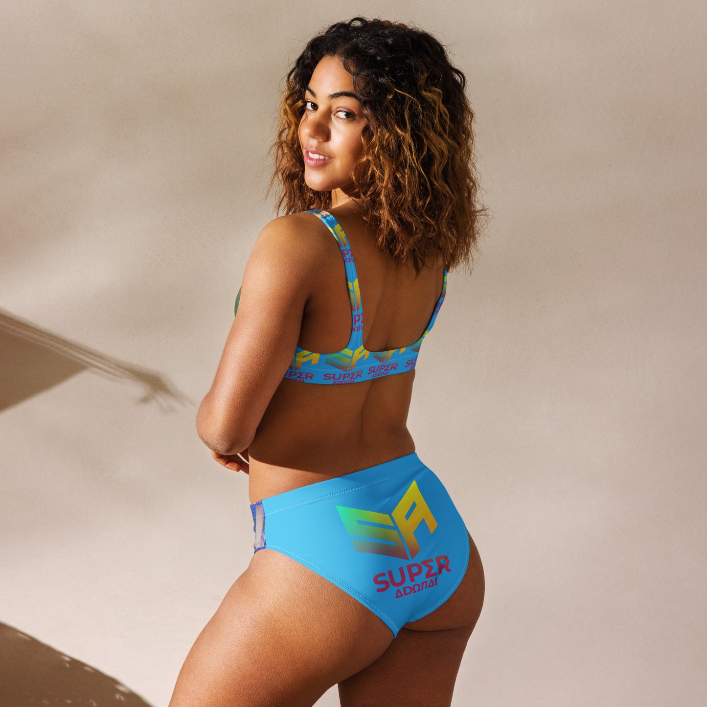 Superadonai Chali New York high-waisted bikini