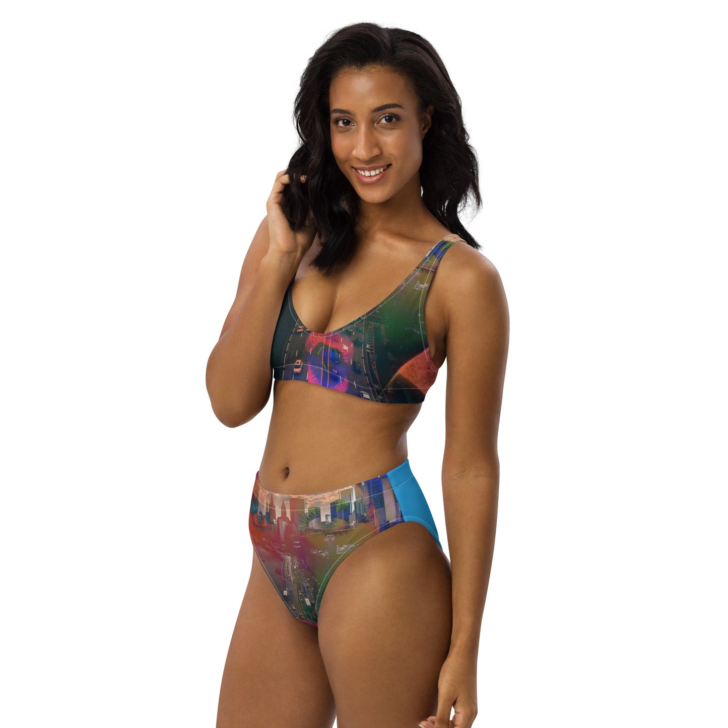 Superadonai Chali New York high-waisted bikini