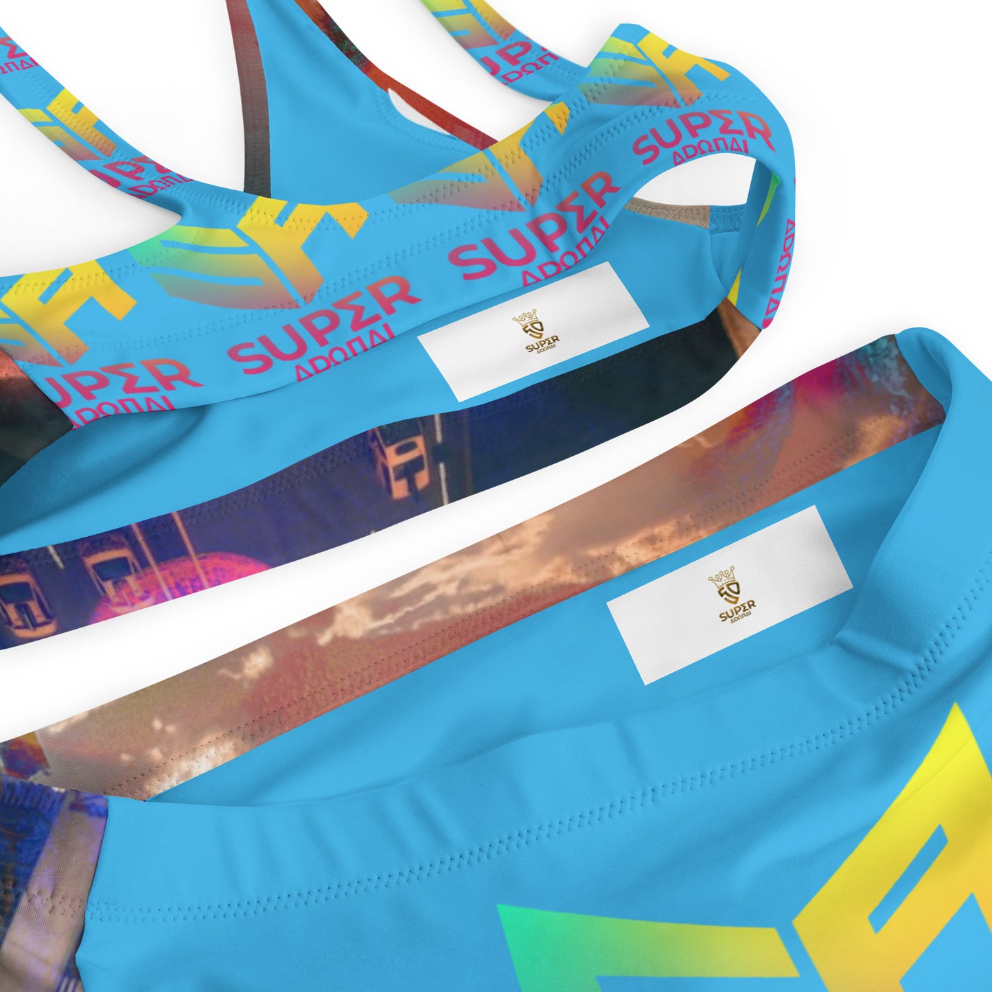 Superadonai Chali New York high-waisted bikini