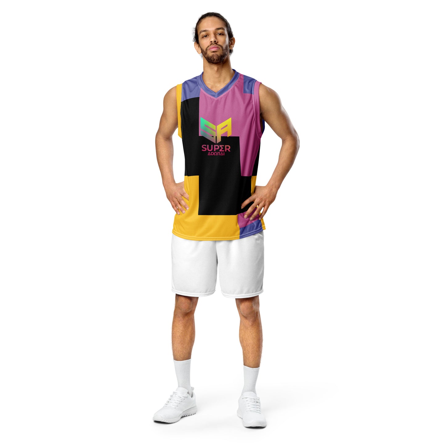 Superadonai SA Logo unisex basketball jersey