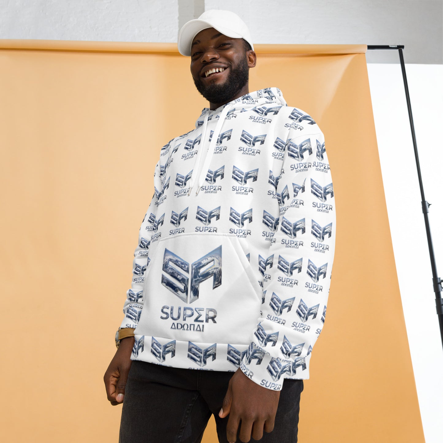 Superadonai SA logo Unisex Hoodie