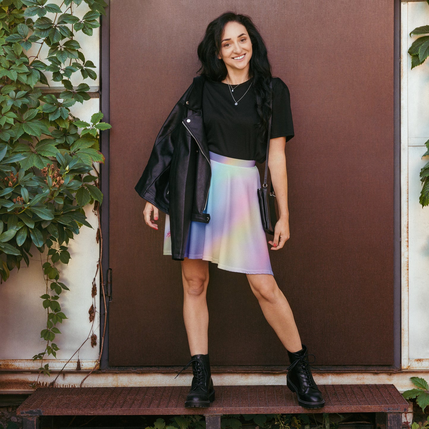Superadonai Sa Logo Skater Skirt