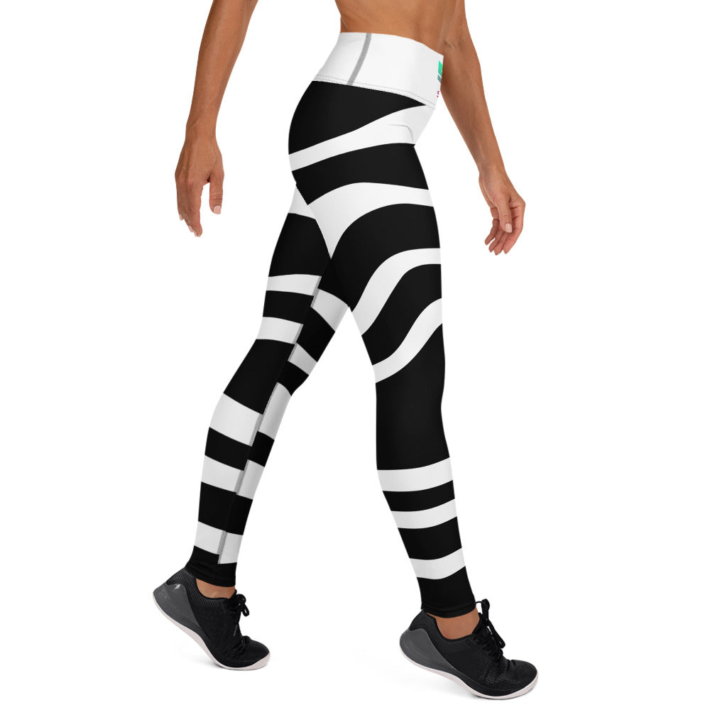 Superadonai SA Zebra print Yoga Leggings