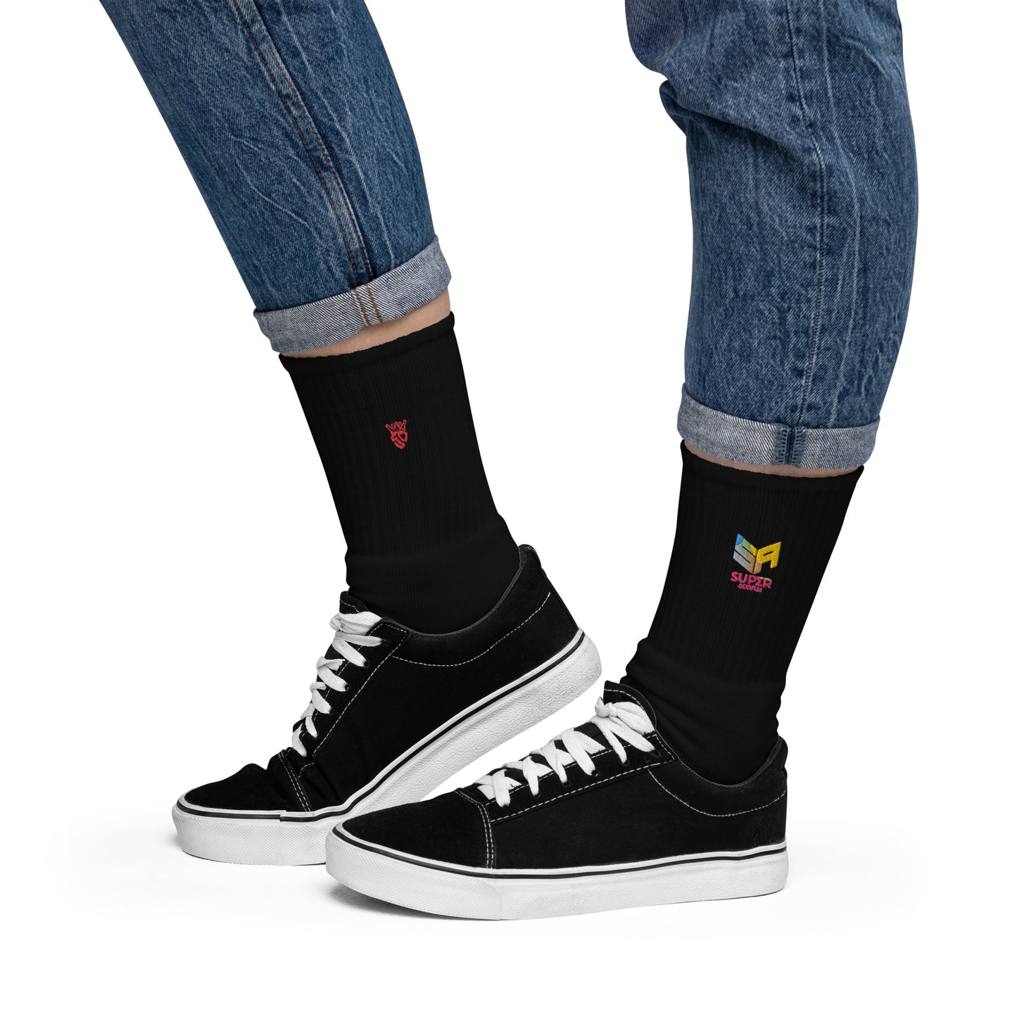 Superadonai SA Embroidered socks