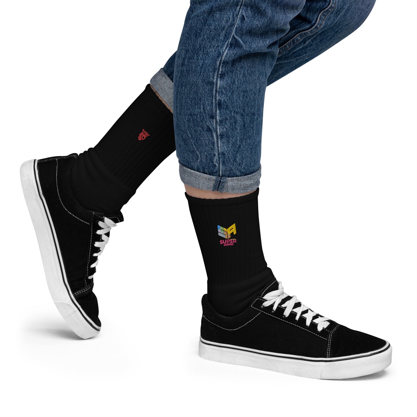 Superadonai SA Embroidered socks