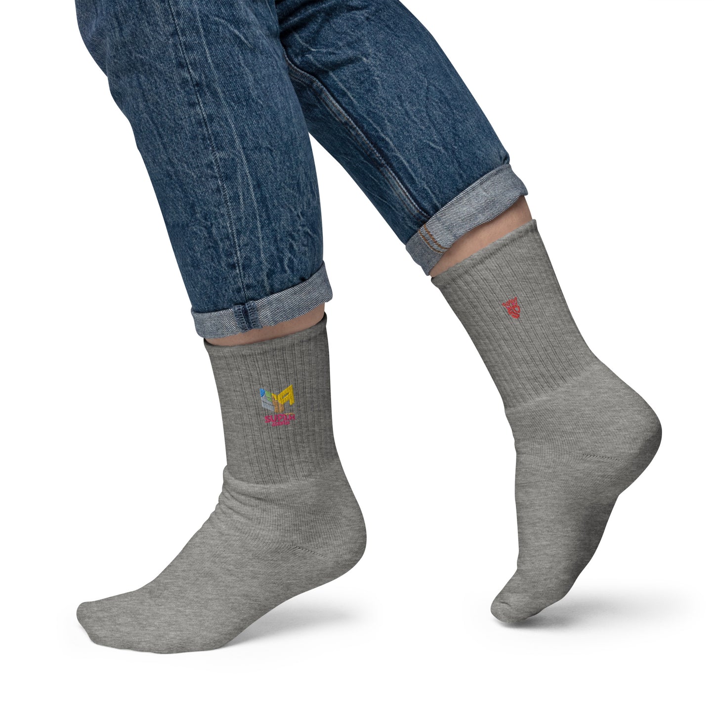 Superadonai SA Embroidered socks