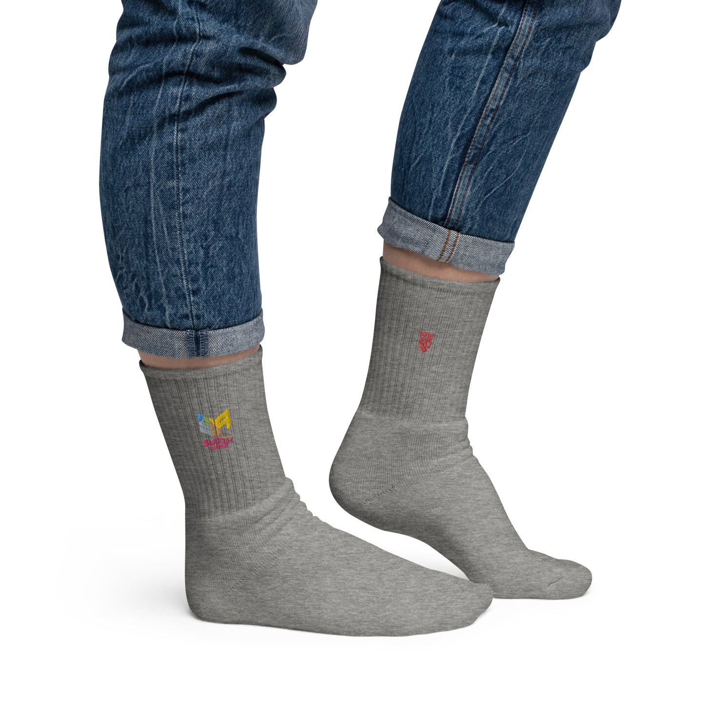 Superadonai SA Embroidered socks