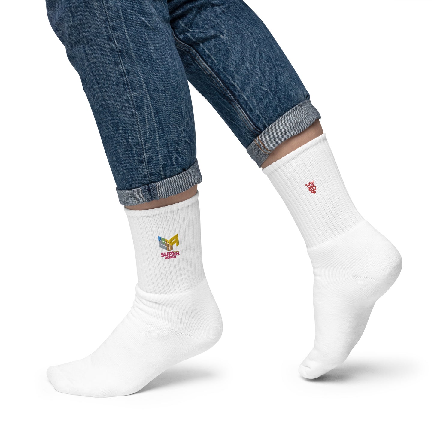 Superadonai SA Embroidered socks