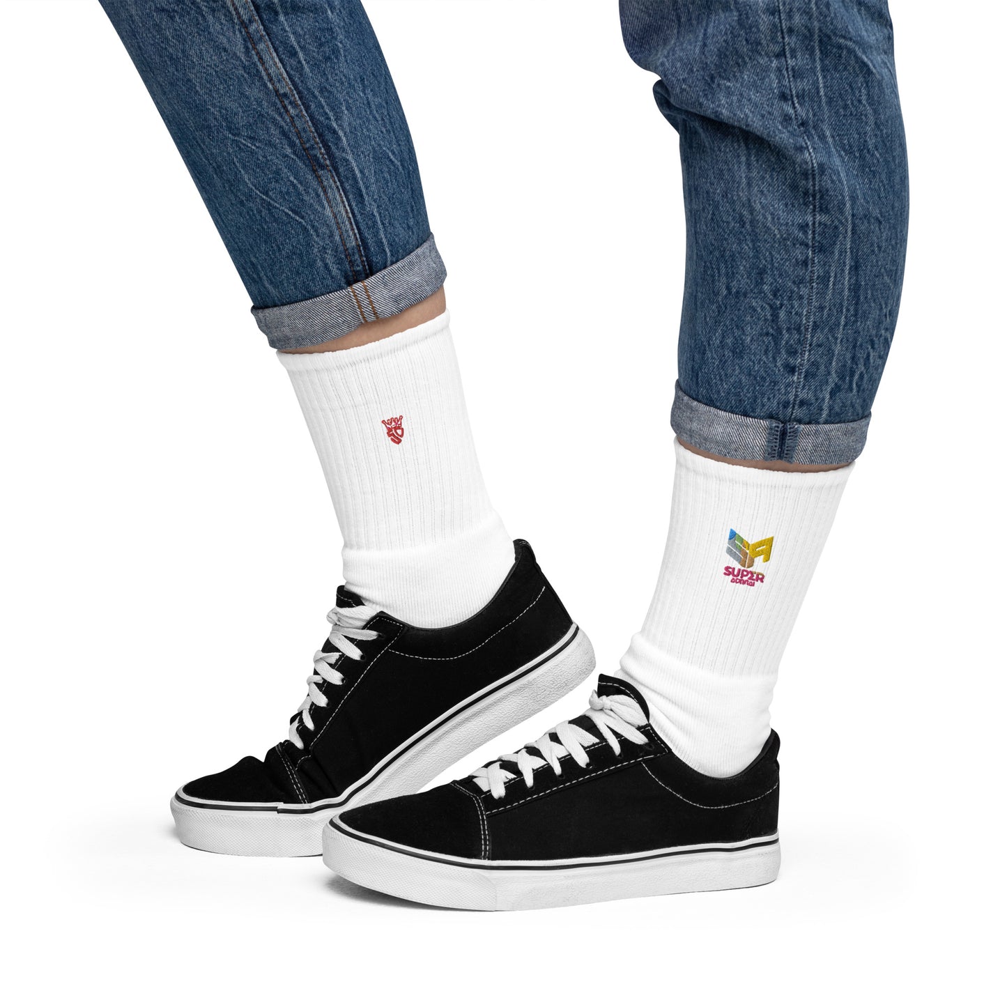 Superadonai SA Embroidered socks
