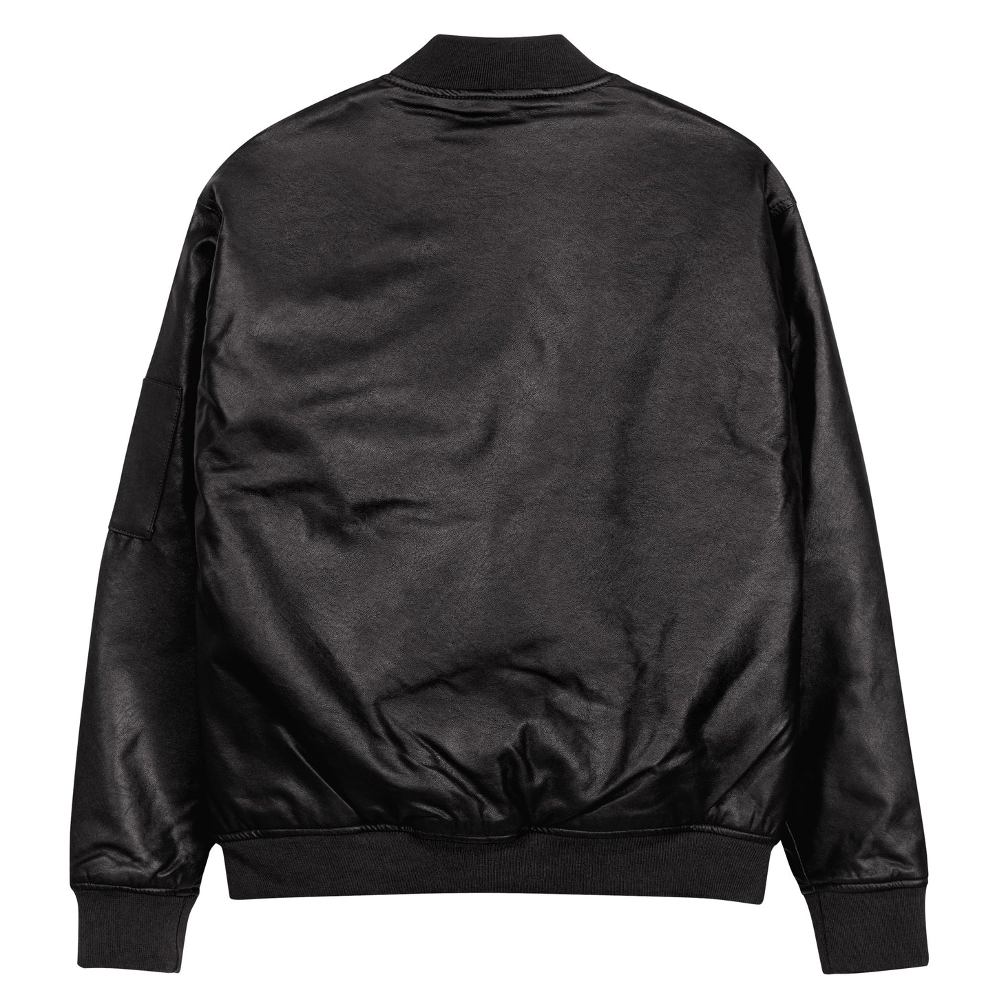 SUPERADONAI Leather Bomber Jacket