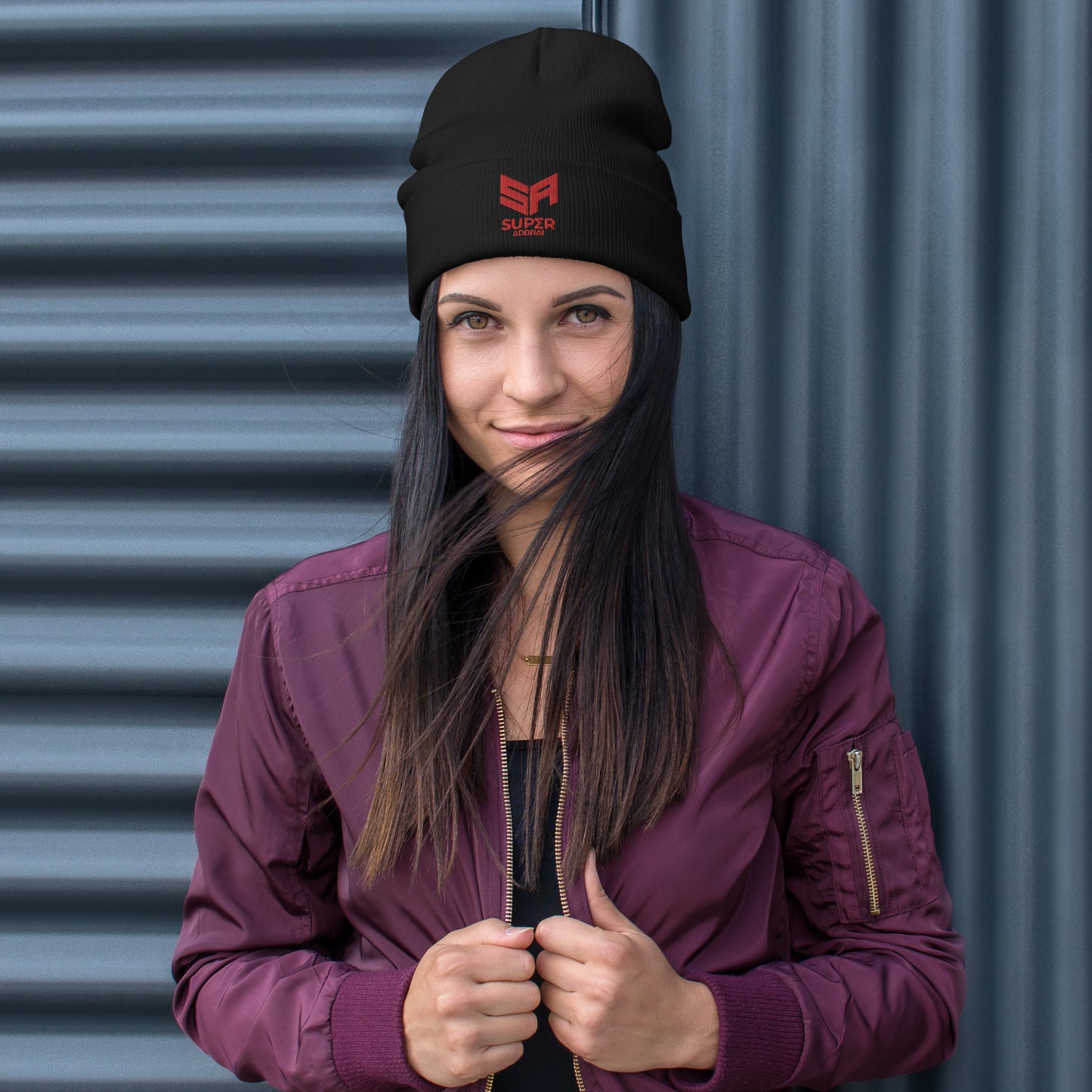 Superadonai SA Embroidered Beanie