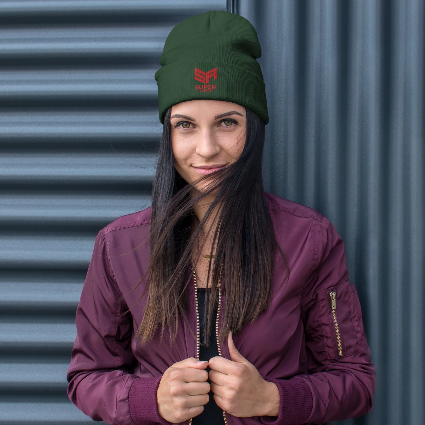 Superadonai SA Embroidered Beanie