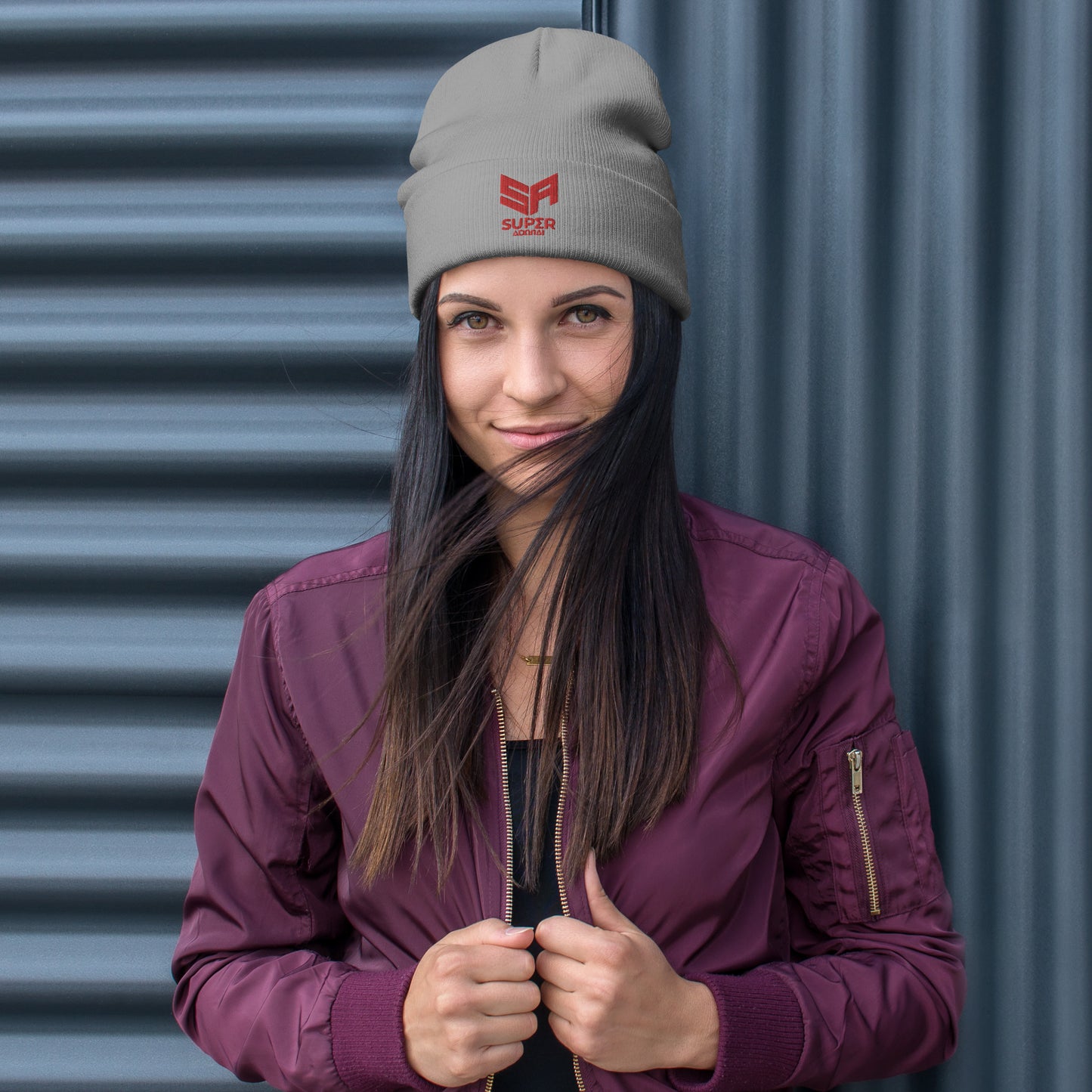Superadonai SA Embroidered Beanie