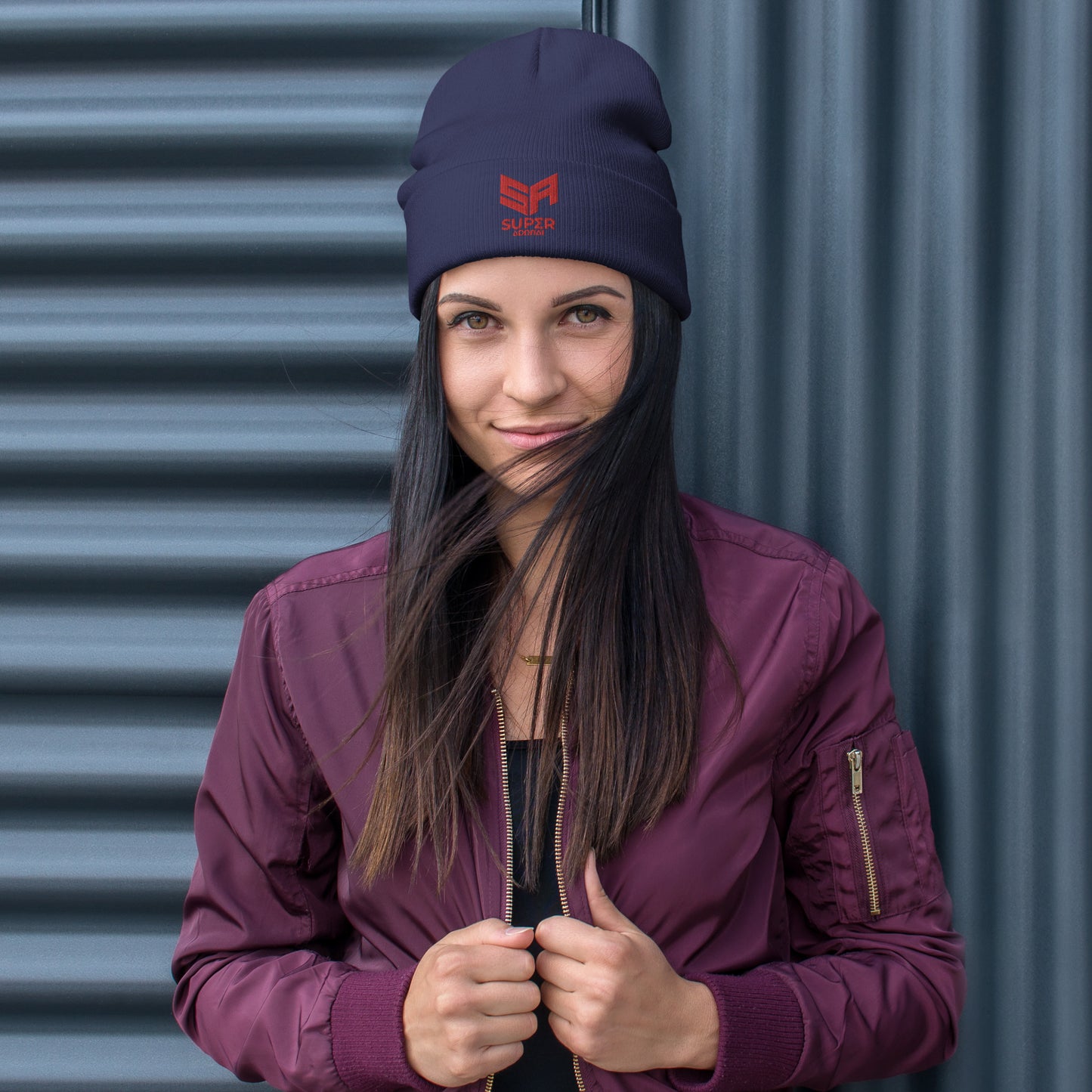 Superadonai SA Embroidered Beanie