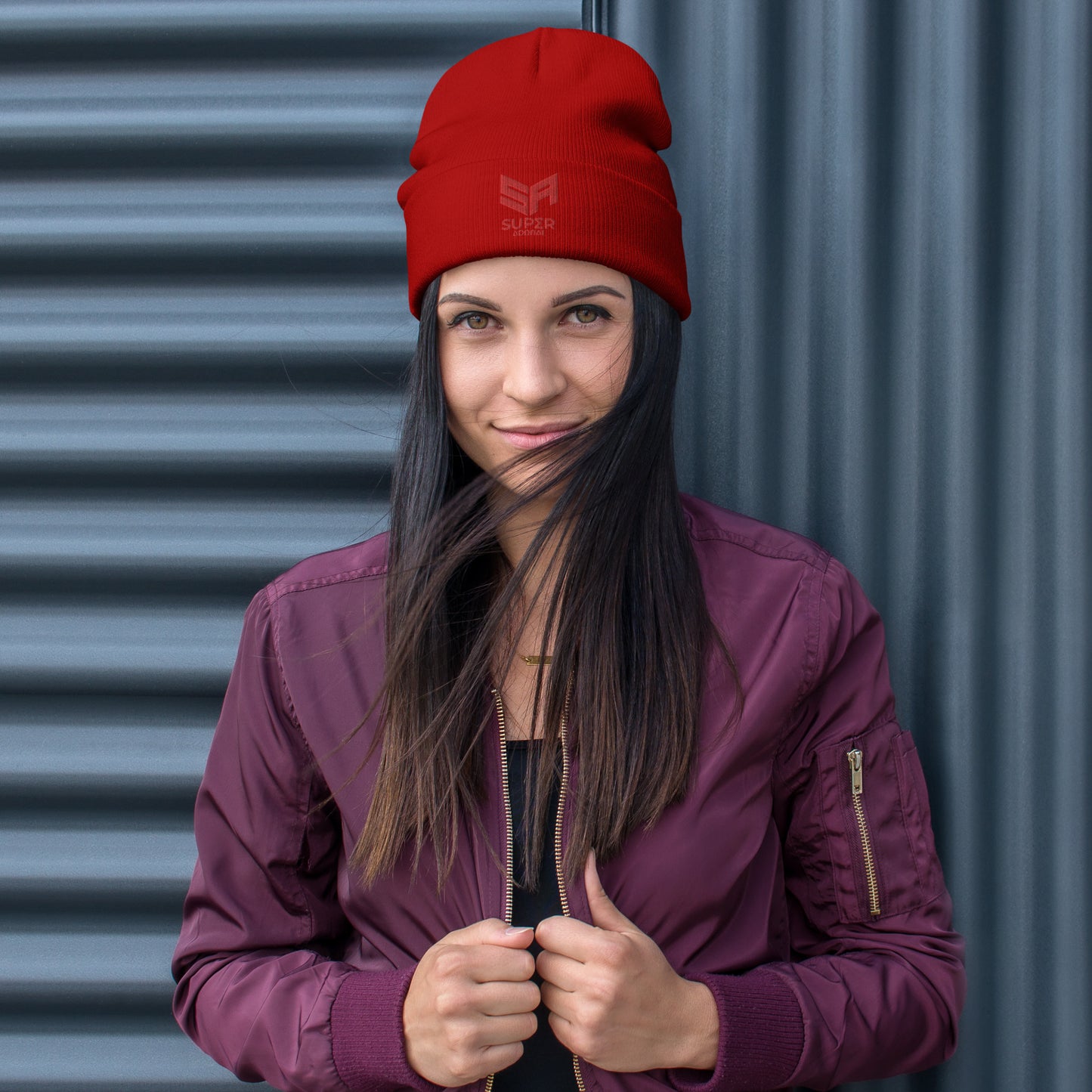 Superadonai SA Embroidered Beanie