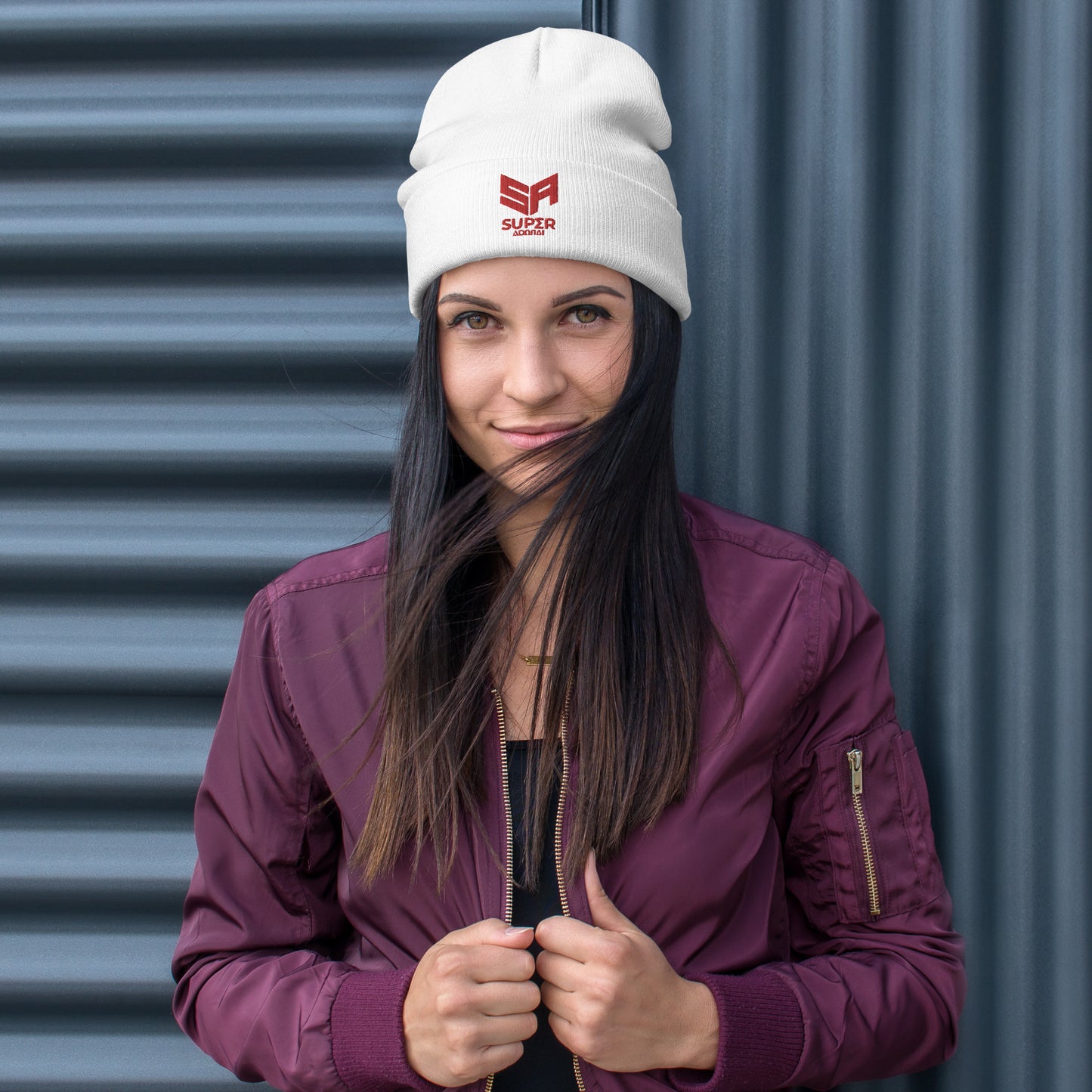 Superadonai SA Embroidered Beanie