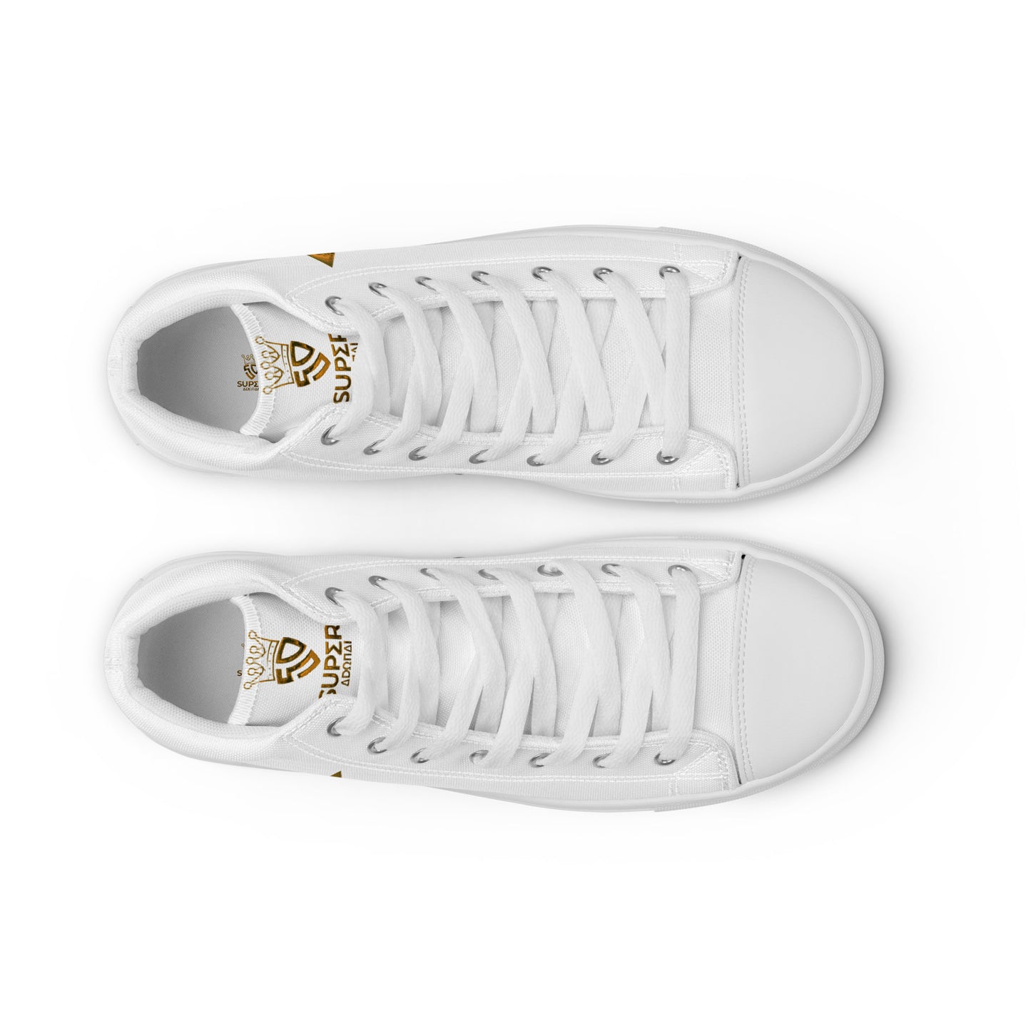 Superadonai SA Logo Men’s high top canvas shoes