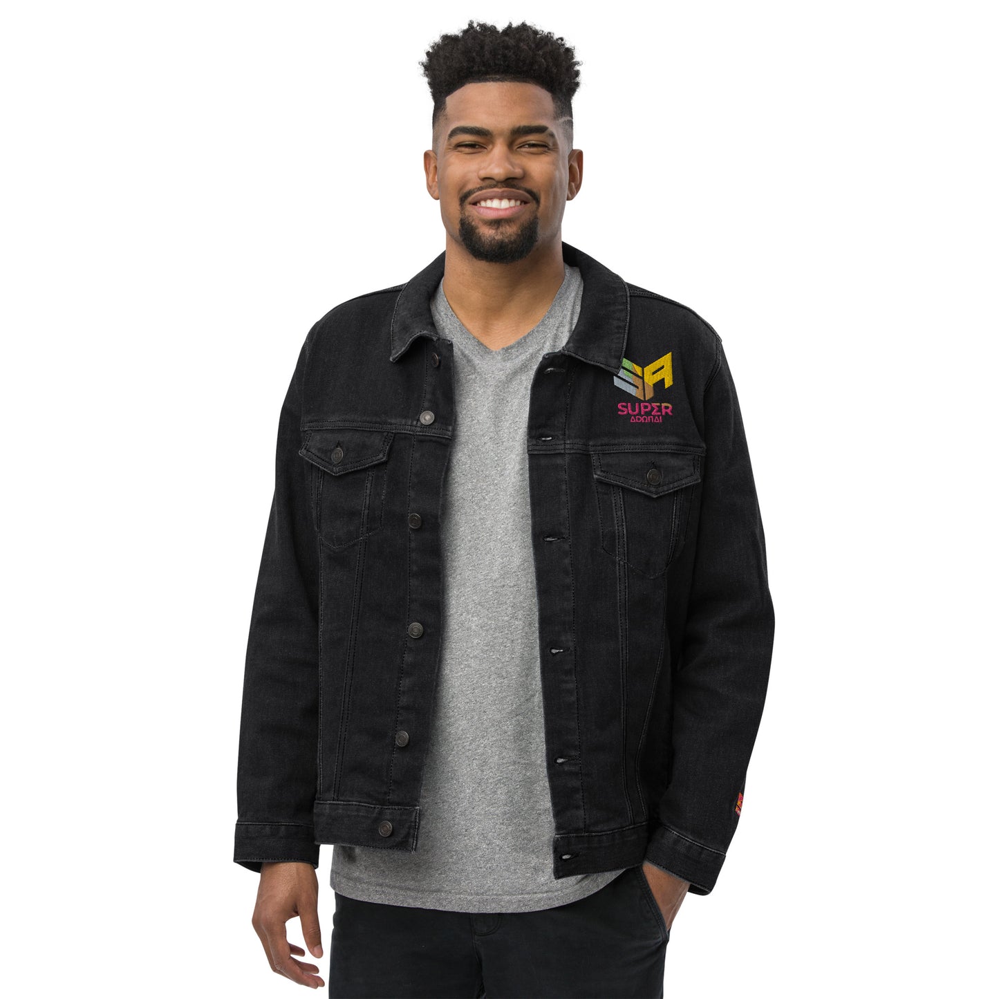 Superadonai SA Logo Unisex denim jacket