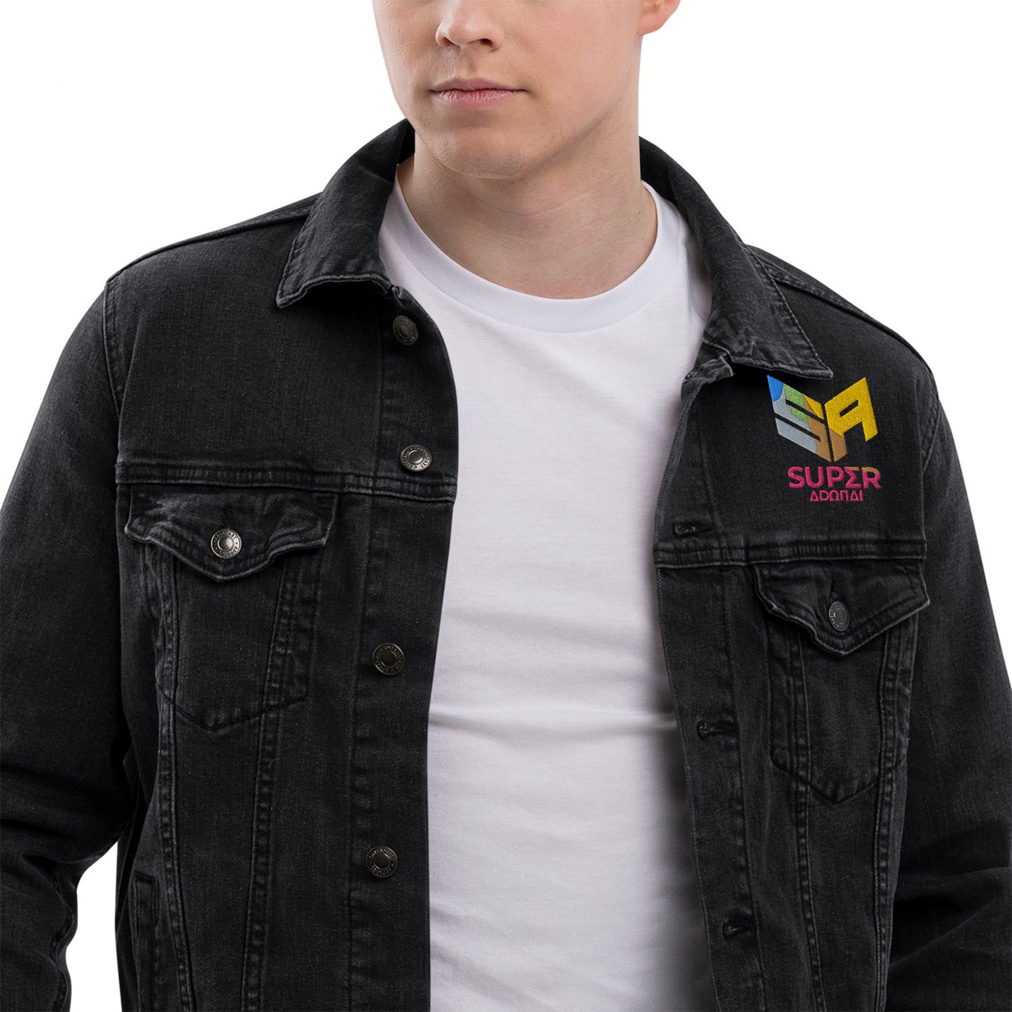 Superadonai SA Logo Unisex denim jacket