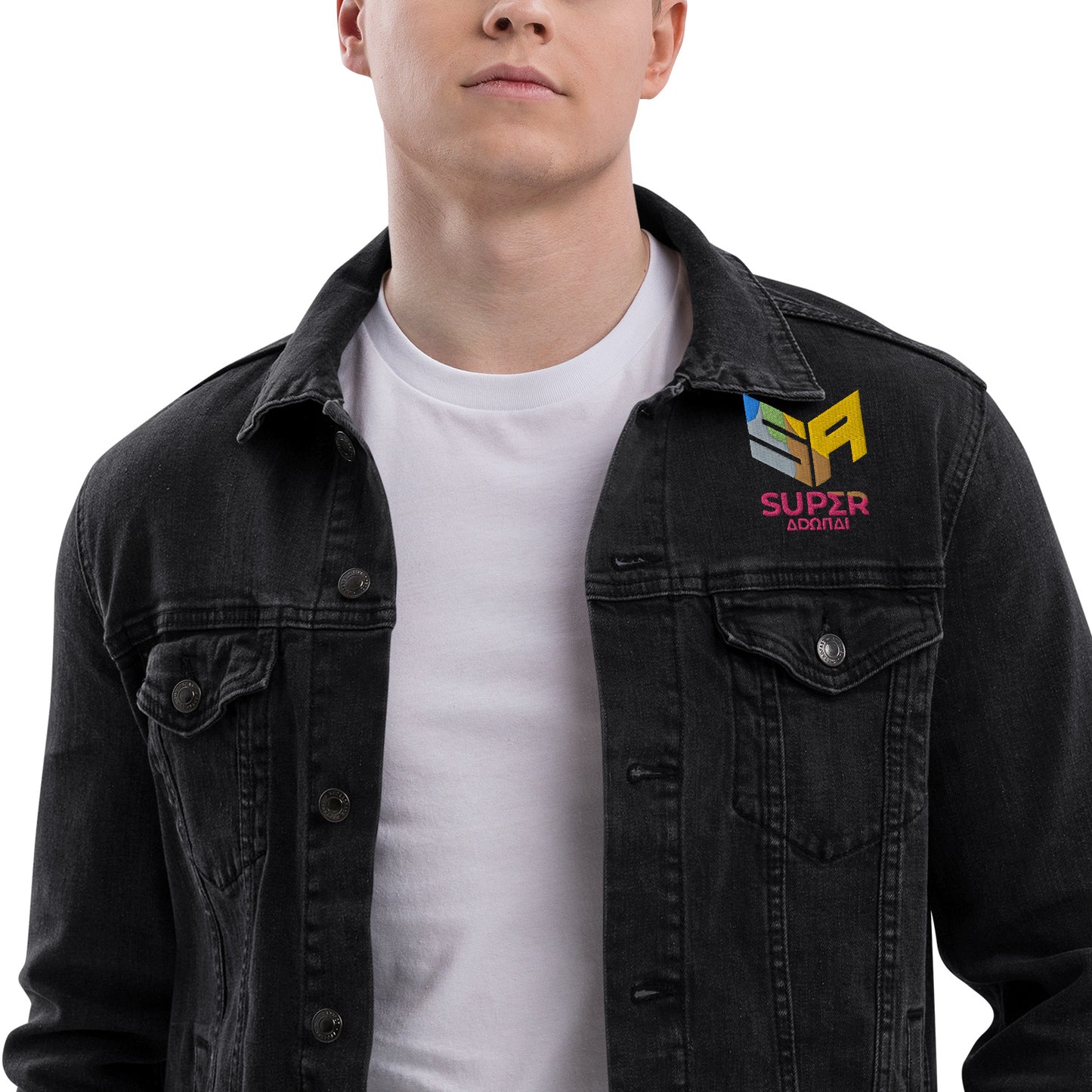 Superadonai SA Logo Unisex denim jacket