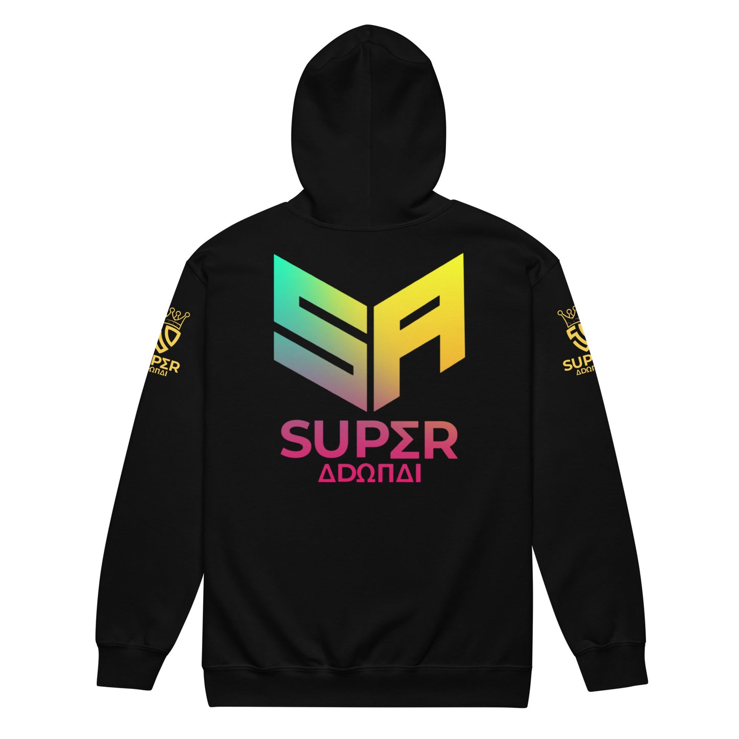 Superadonai SA Logo heavy blend zip hoodie