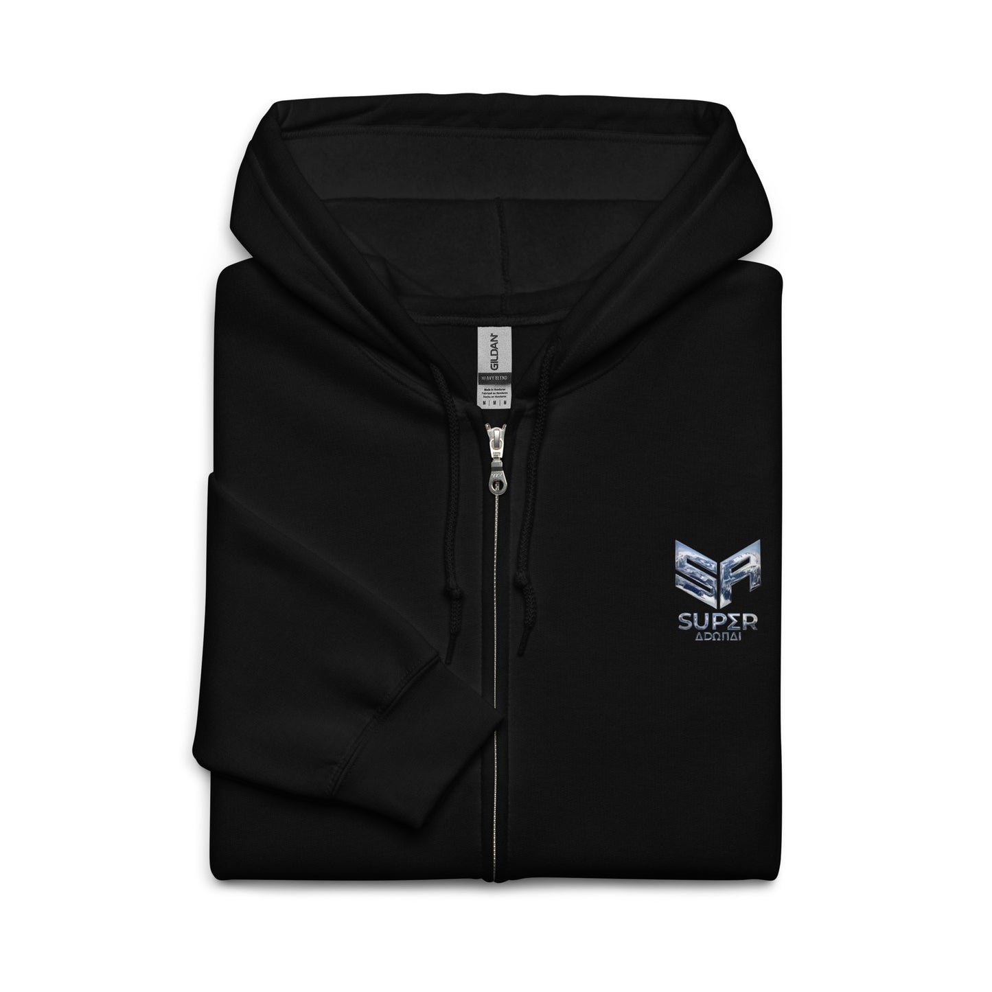 Superadonai Last Days Unisex heavy blend zip hoodie