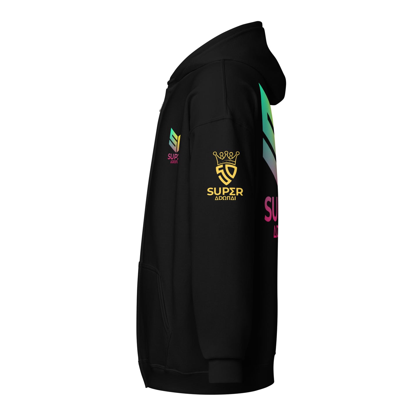 Superadonai SA Logo heavy blend zip hoodie