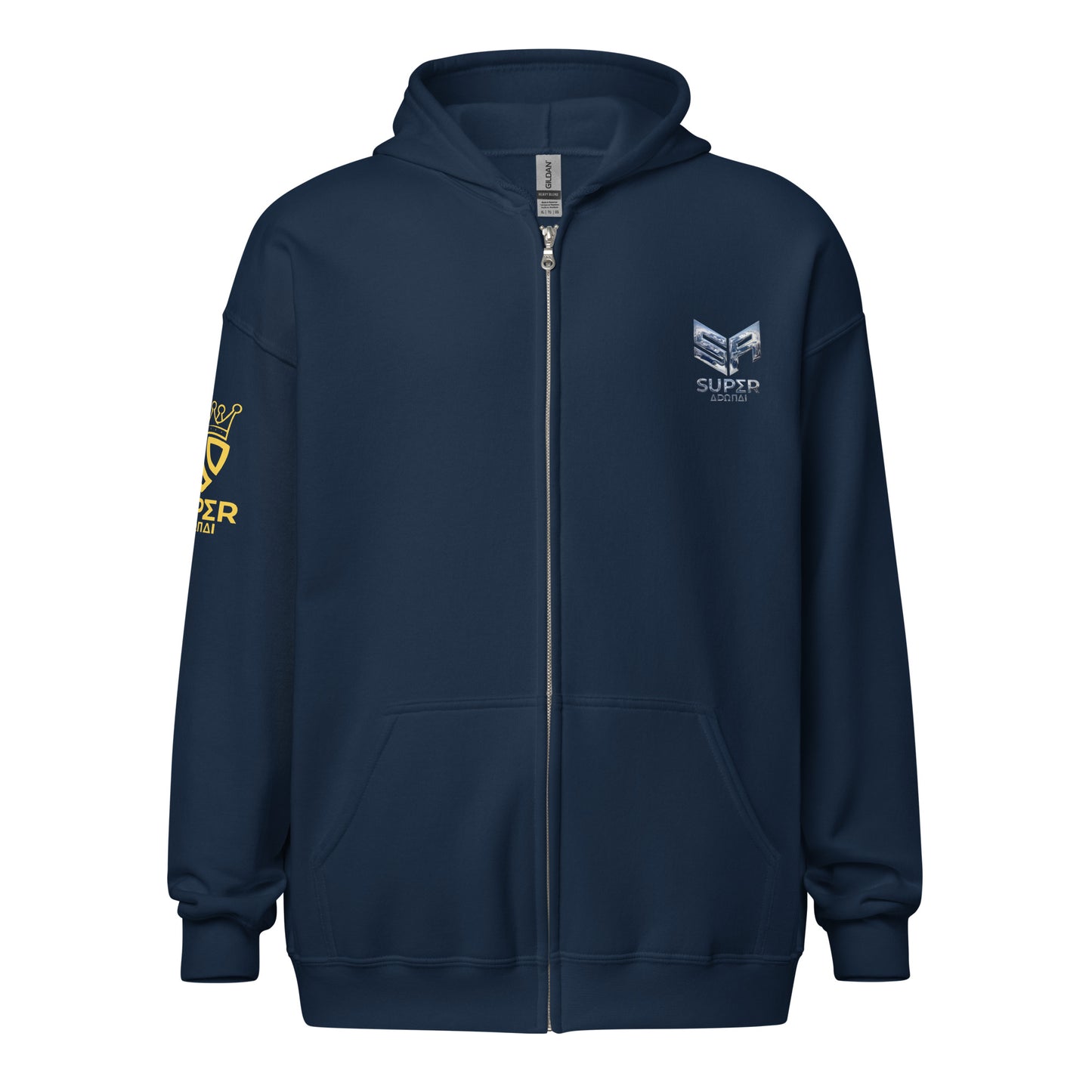 Superadonai Last Days Unisex heavy blend zip hoodie