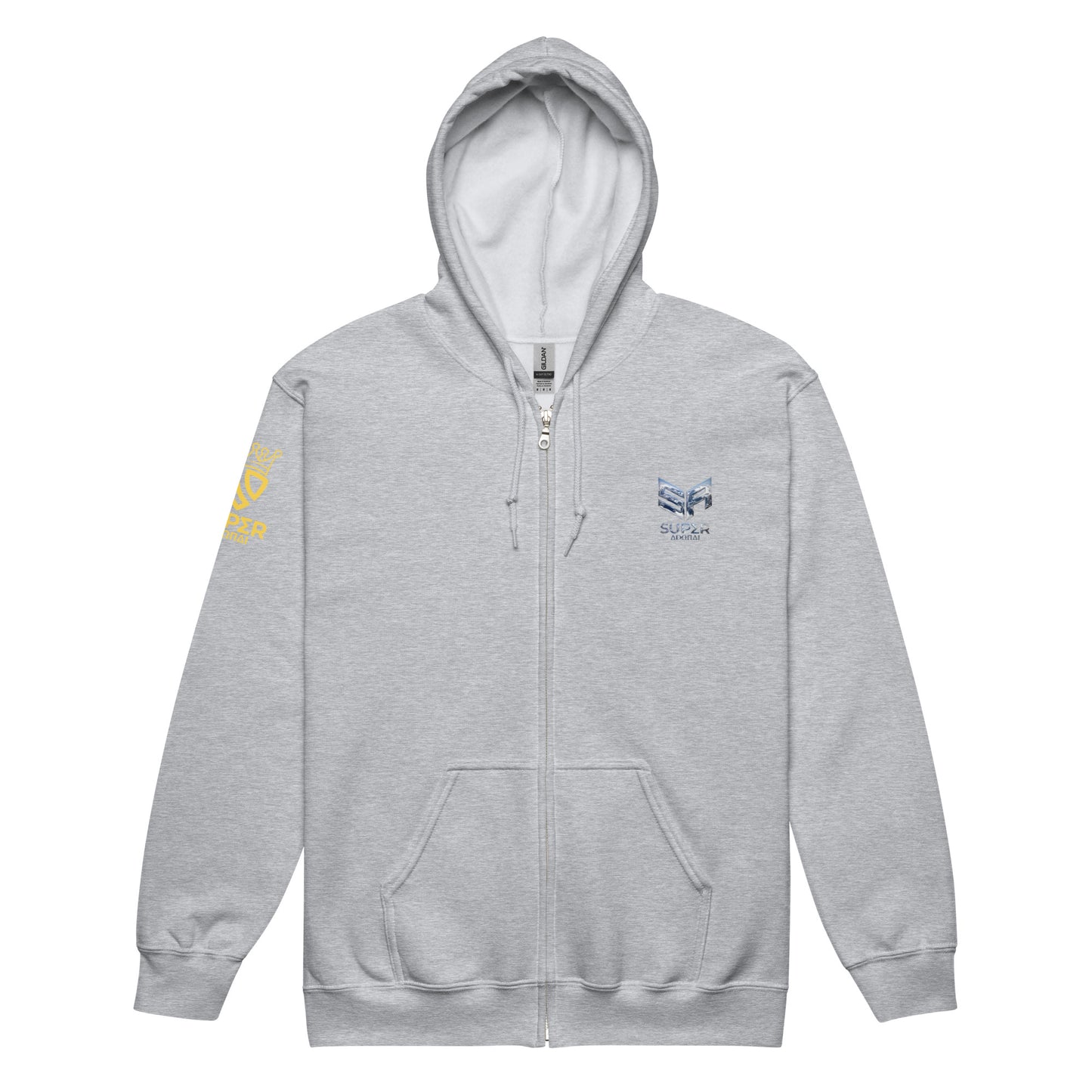 Superadonai Last Days Unisex heavy blend zip hoodie