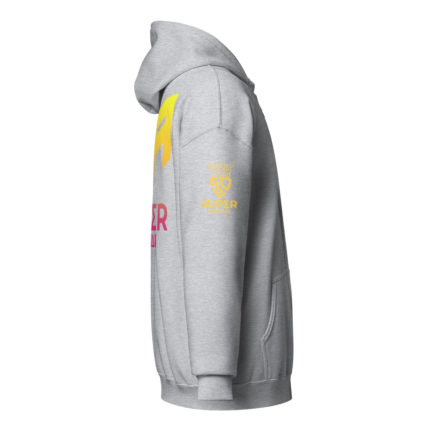 Superadonai SA Logo heavy blend zip hoodie