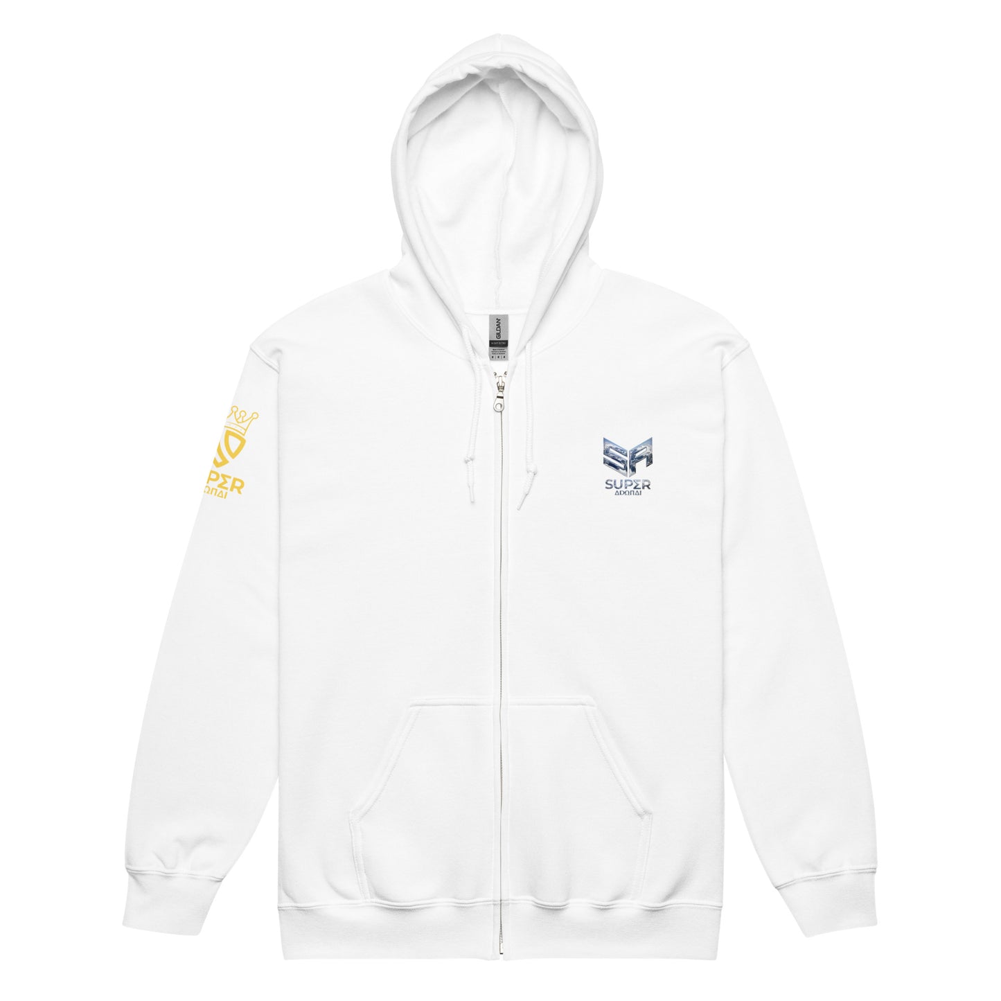 Superadonai Last Days Unisex heavy blend zip hoodie