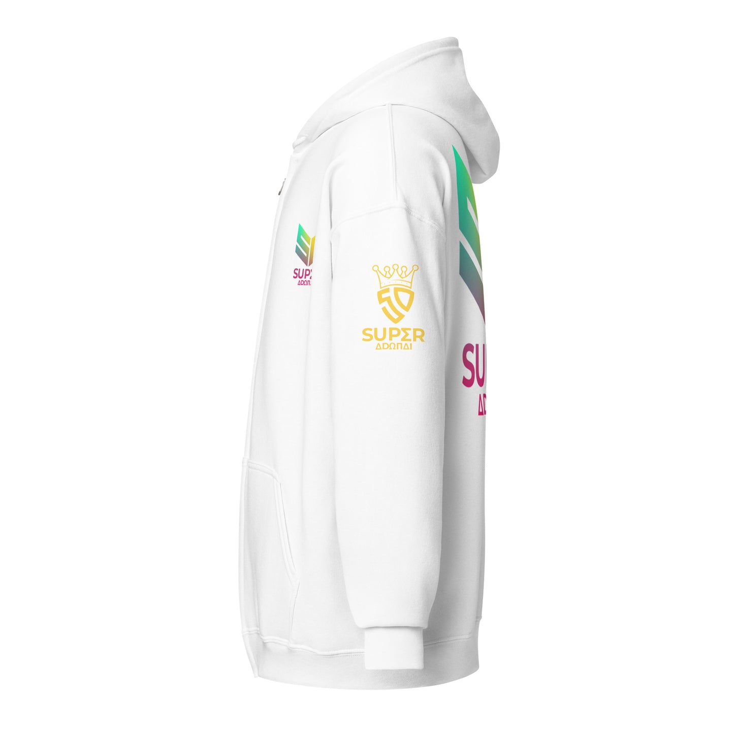 Superadonai SA Logo heavy blend zip hoodie