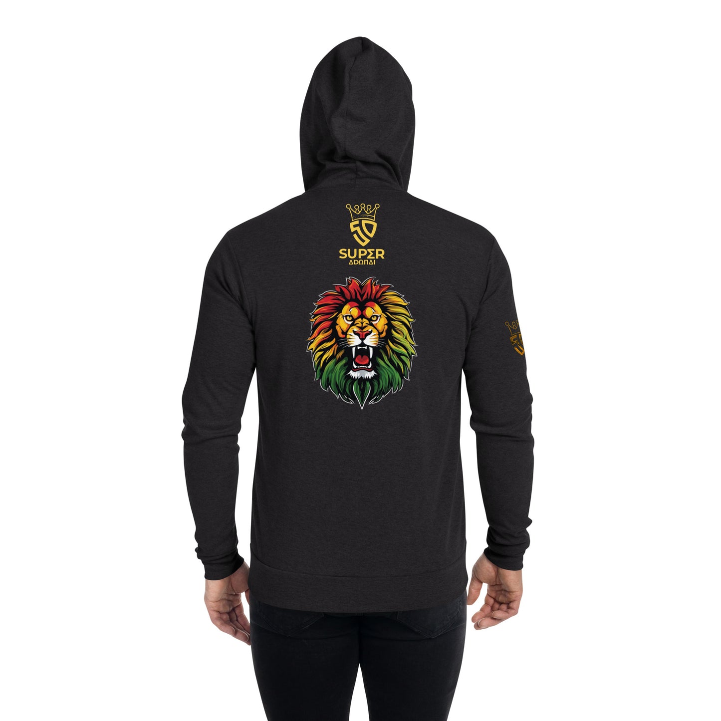 Superadonai SA Logo Unisex zip hoodie