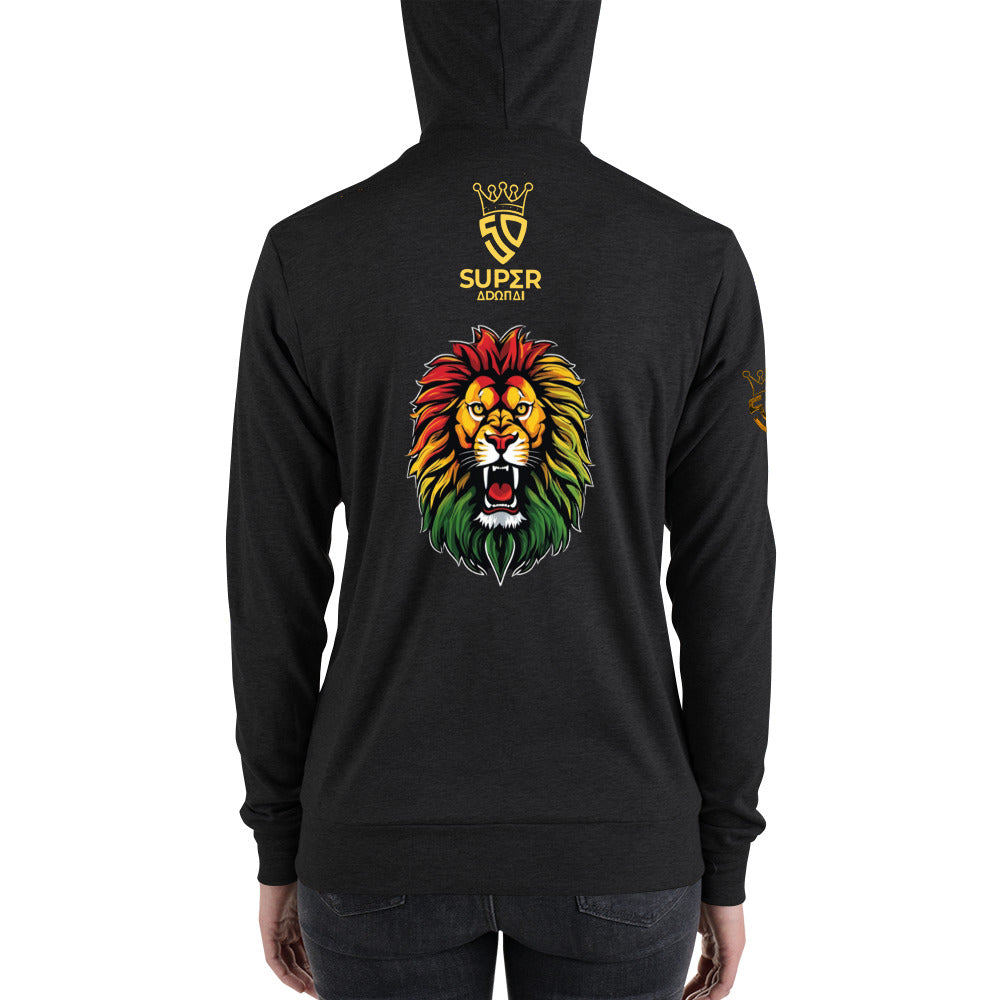 Superadonai SA Logo Unisex zip hoodie