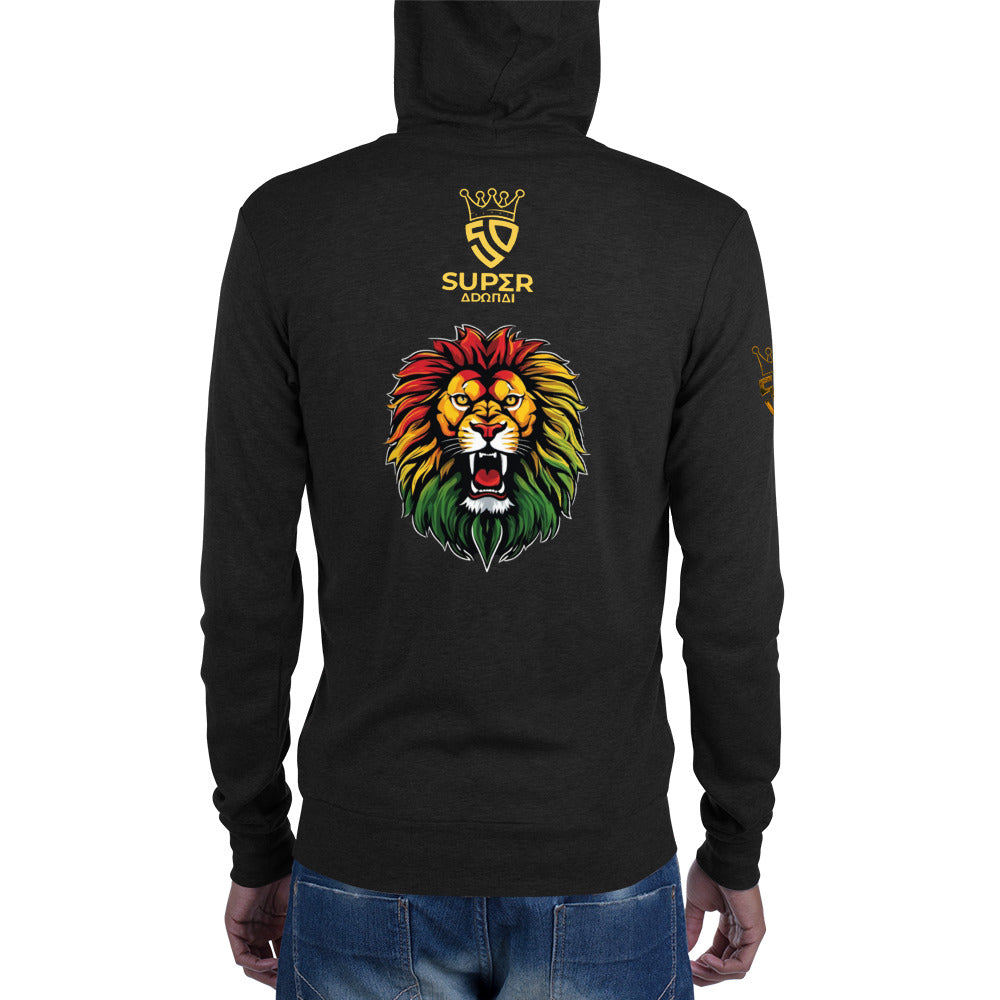 Superadonai SA Logo Unisex zip hoodie