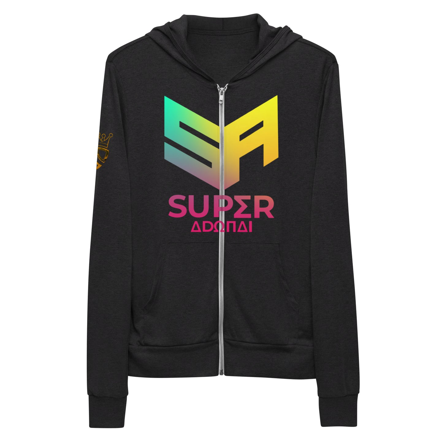 Superadonai SA Logo Unisex zip hoodie