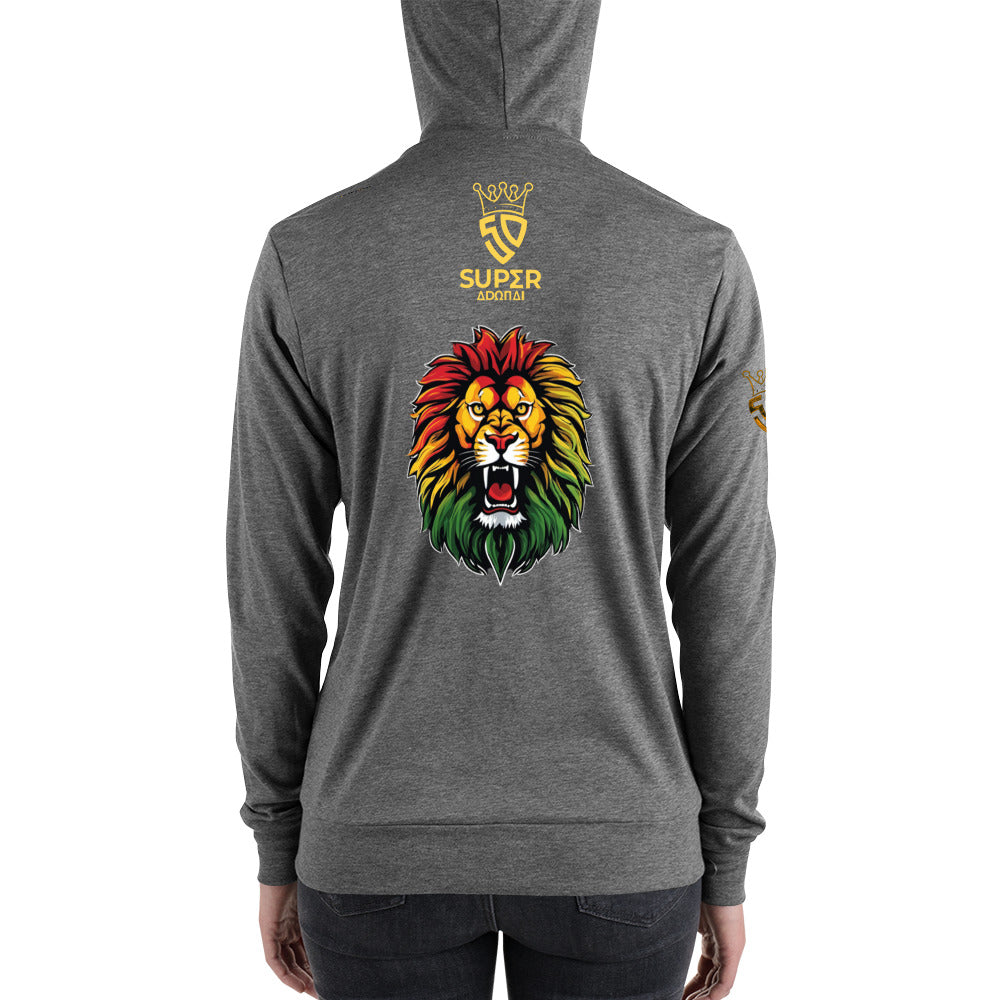 Superadonai SA Logo Unisex zip hoodie