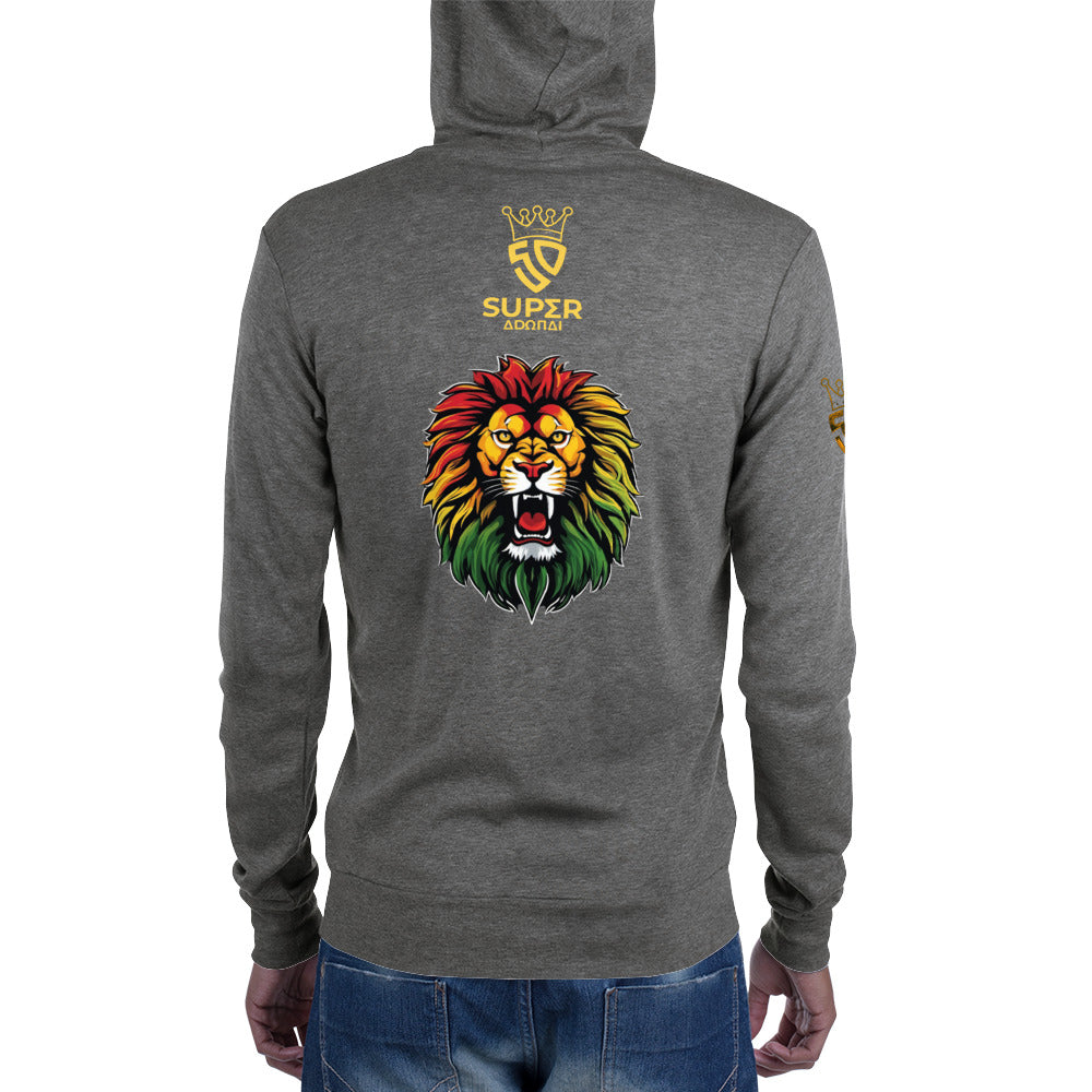 Superadonai SA Logo Unisex zip hoodie