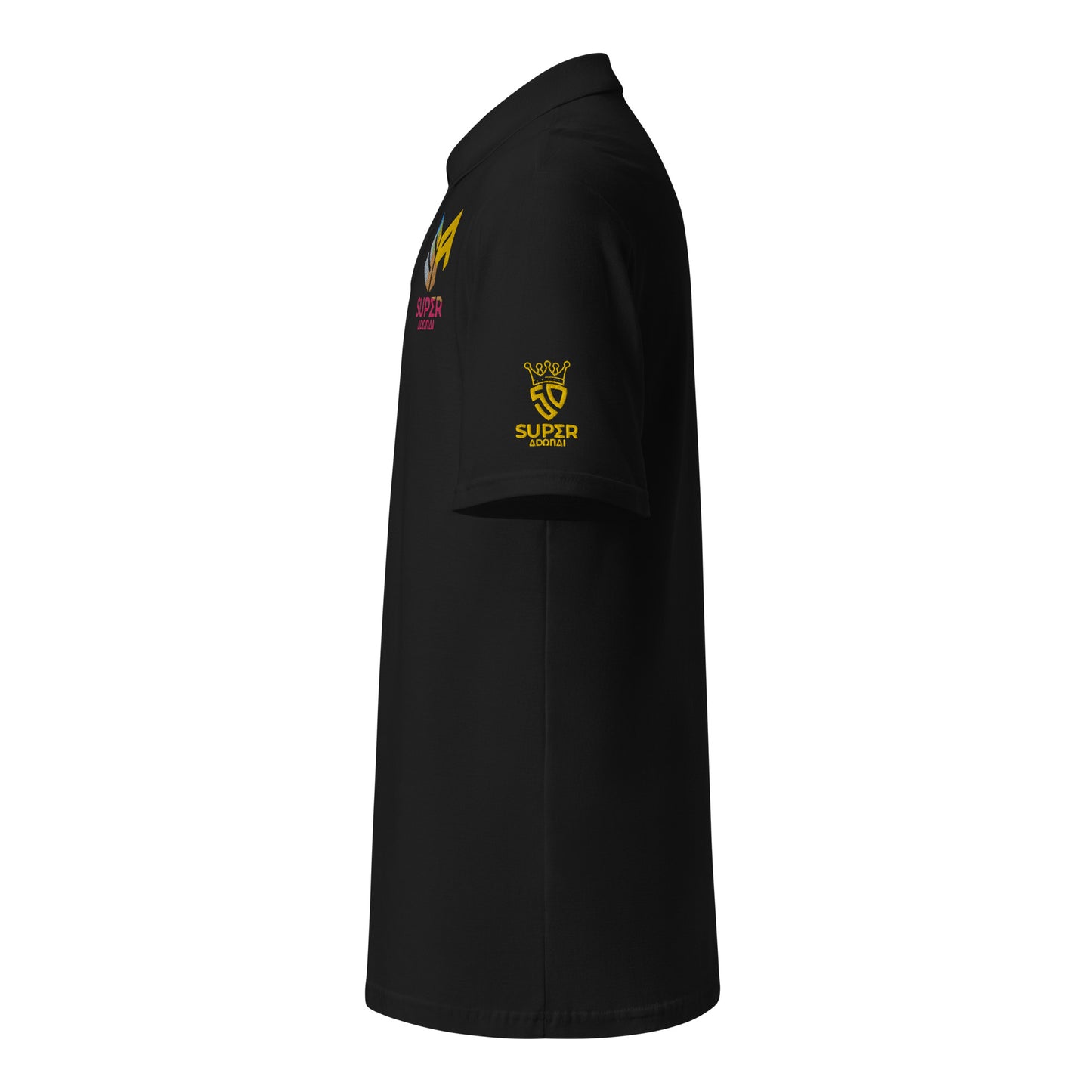 Superadonai SA Logo unisex pique polo shirt