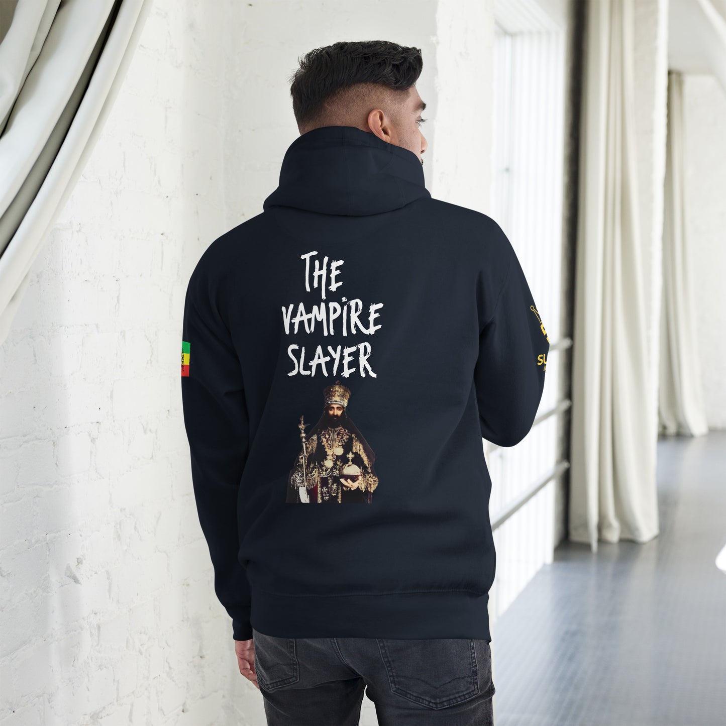 Superadonai Selassie I vampire slayer Unisex Hoodie
