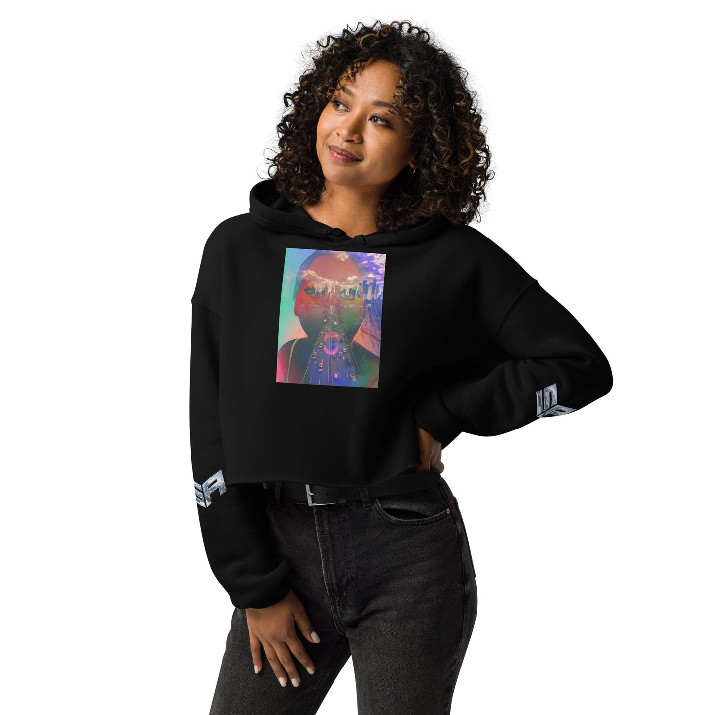 Superadonai Chali New York Crop Hoodie