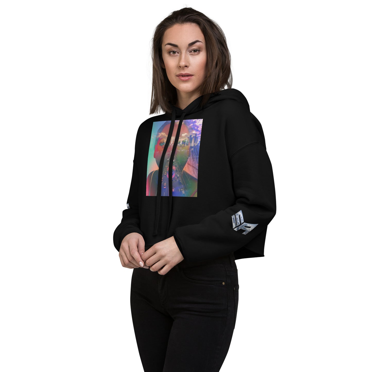 Superadonai Chali New York Crop Hoodie